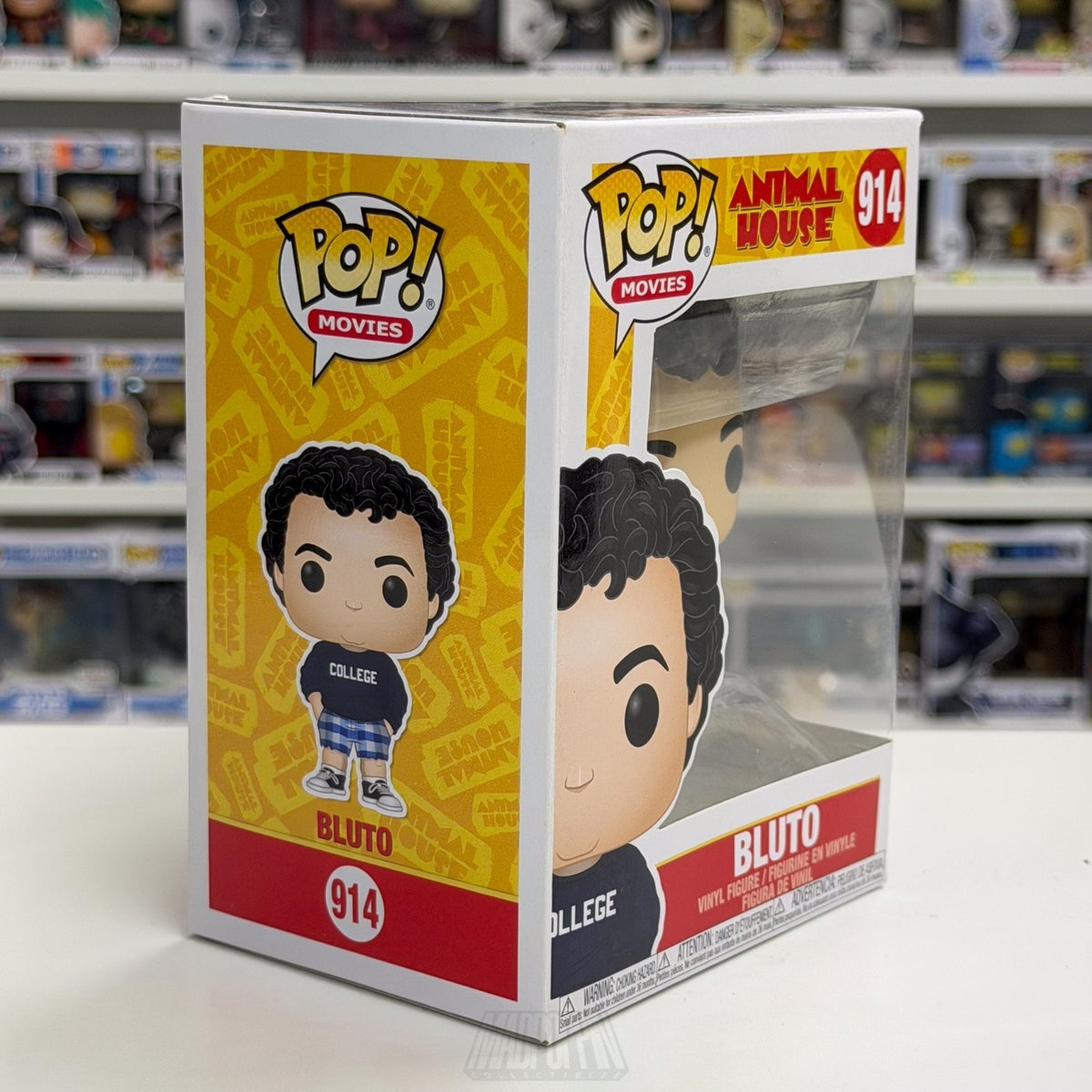 Funko Pop Movies Animal House Bluto College Sweater 914 80s Comedy Vinyl Figure