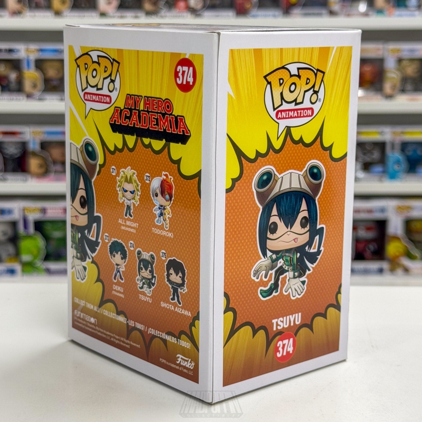 Funko Pop Anime My Hero Academia Tsuyu Froppy 374 Japanese Manga Vinyl Figure