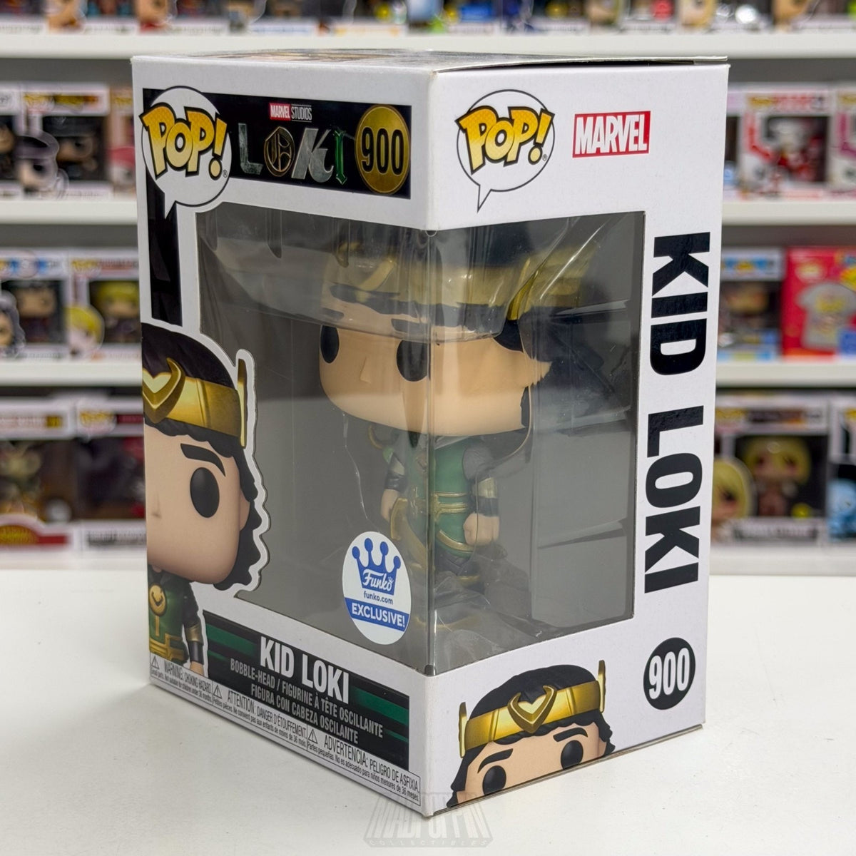 Funko Pop Marvel Studios Kid Loki Exclusive 900 Void Variant TVA Vinyl Figure