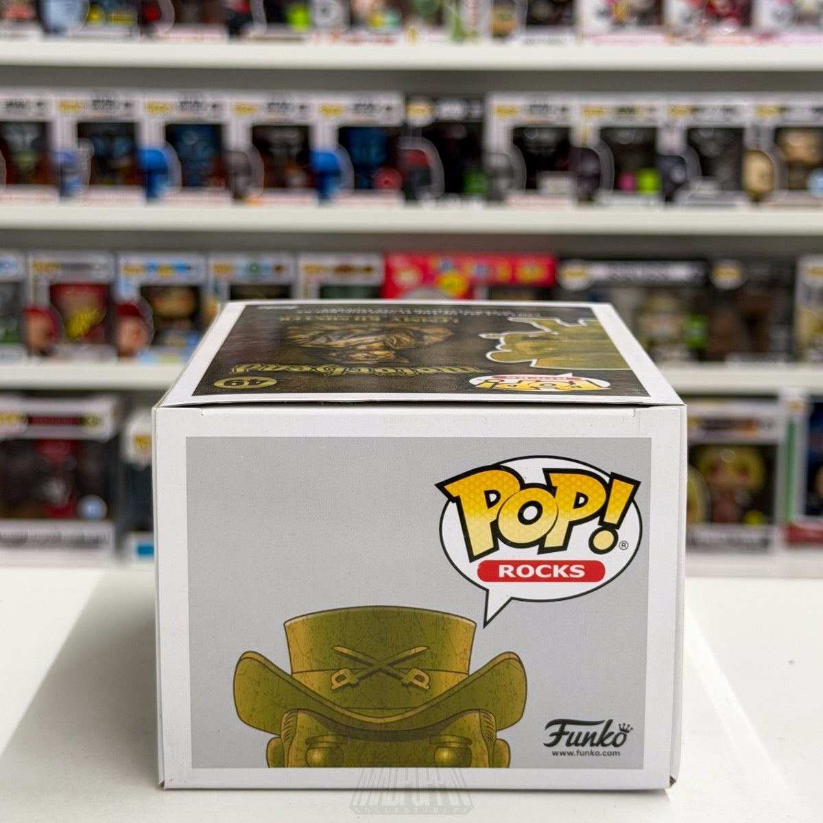 Funko Pop Rocks Motorhead Lemmy Kilmister Gold Hot Topic 49 Heavy Metal Figure