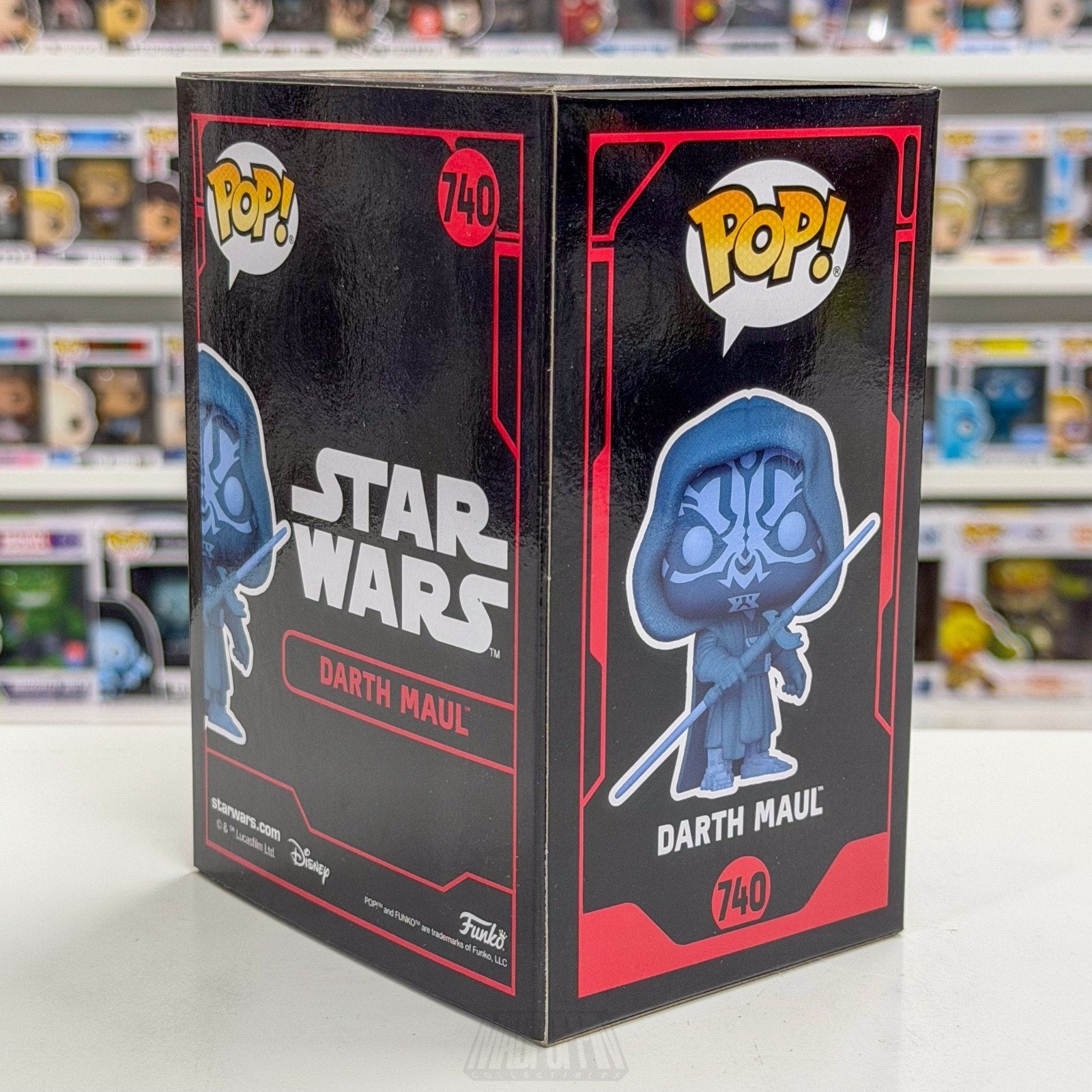 Funko Pop Star Wars Darth Maul Hologram Glow Specialty Series 740 Vinyl Figure