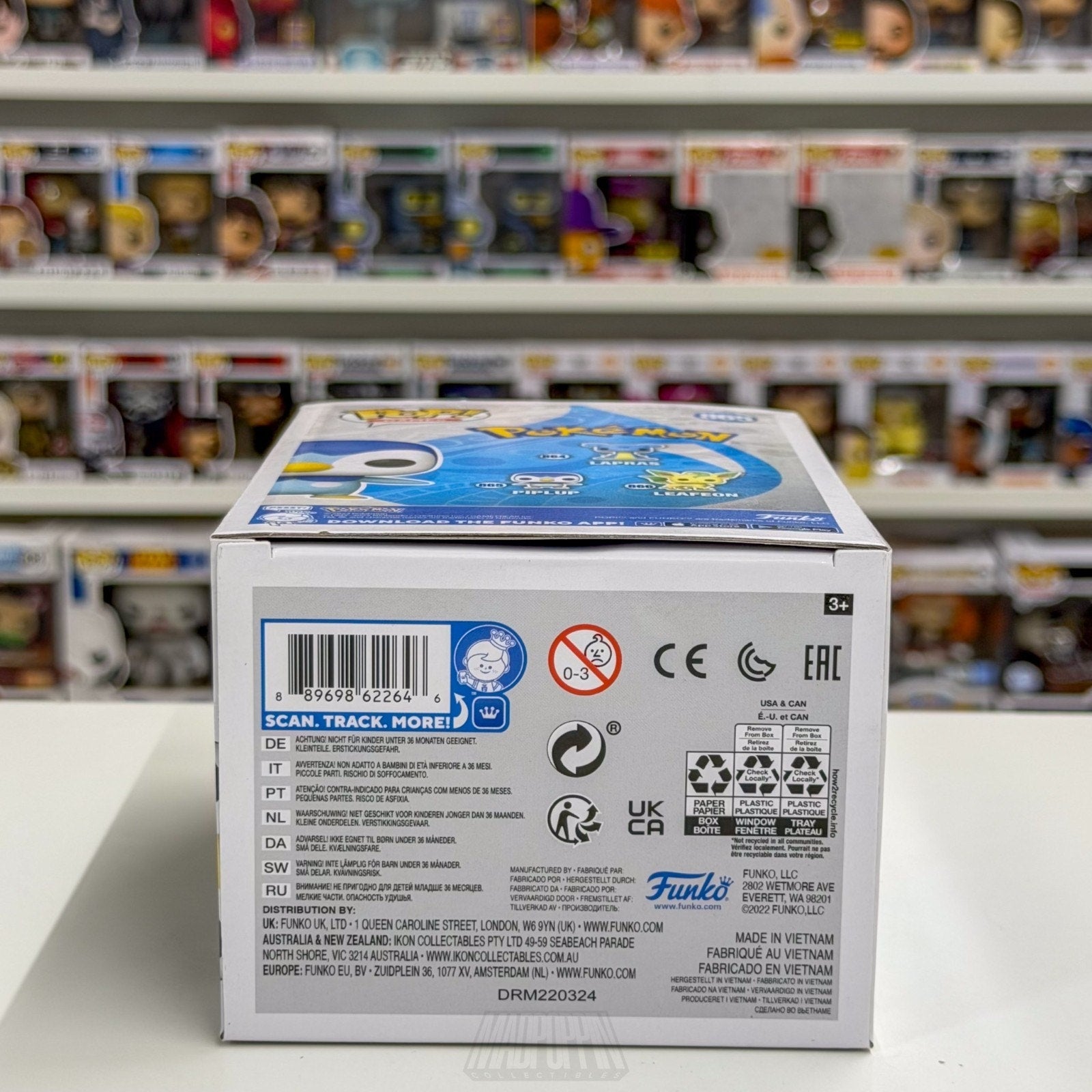 Funko Pop Games Pokemon Piplup 865 Penguin TCG Trading Cards Toy Vinyl Figure