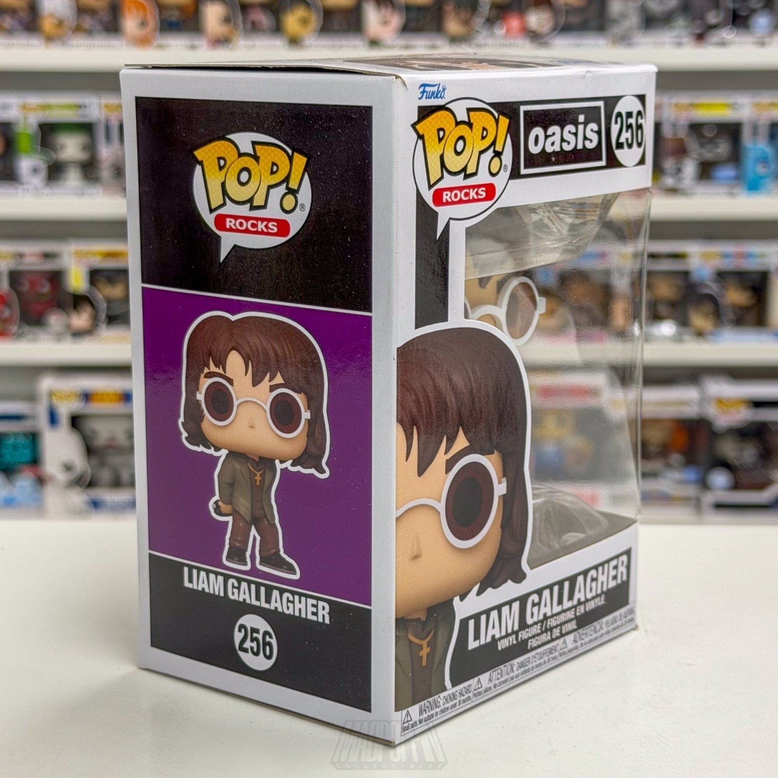 Funko Pop Rocks Oasis Liam Gallagher 256 British English Band Toy Vinyl Figure