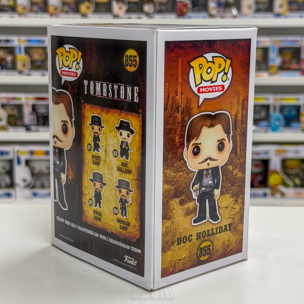 Funko Pop Movies Tombstone Doc Holliday w/Cup Target 855 Western Vinyl Figure