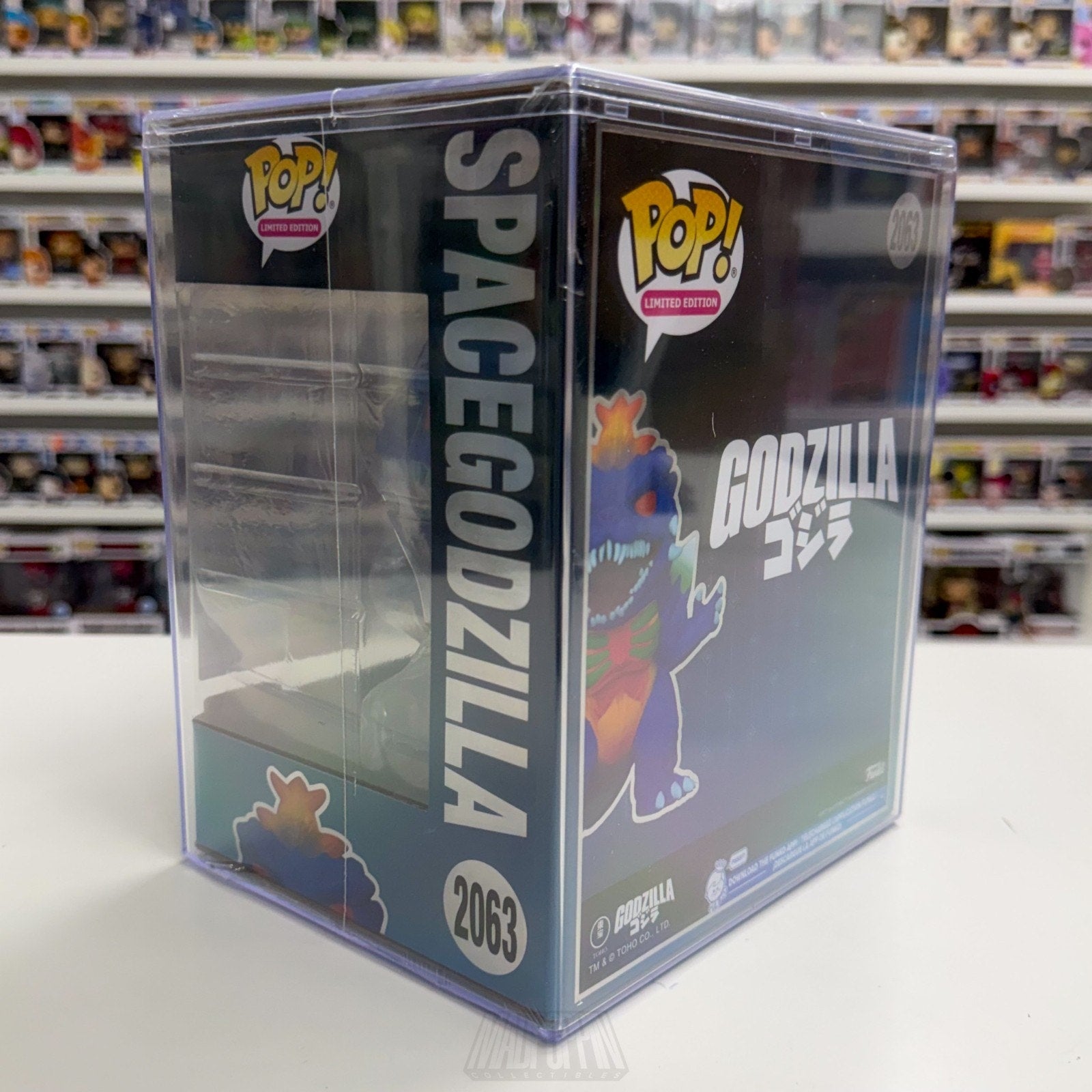 Funko Pop Godzilla SpaceGodzilla 2063 LE 1000 SDCC 2026 LEGENDARY 6" CON STICKER