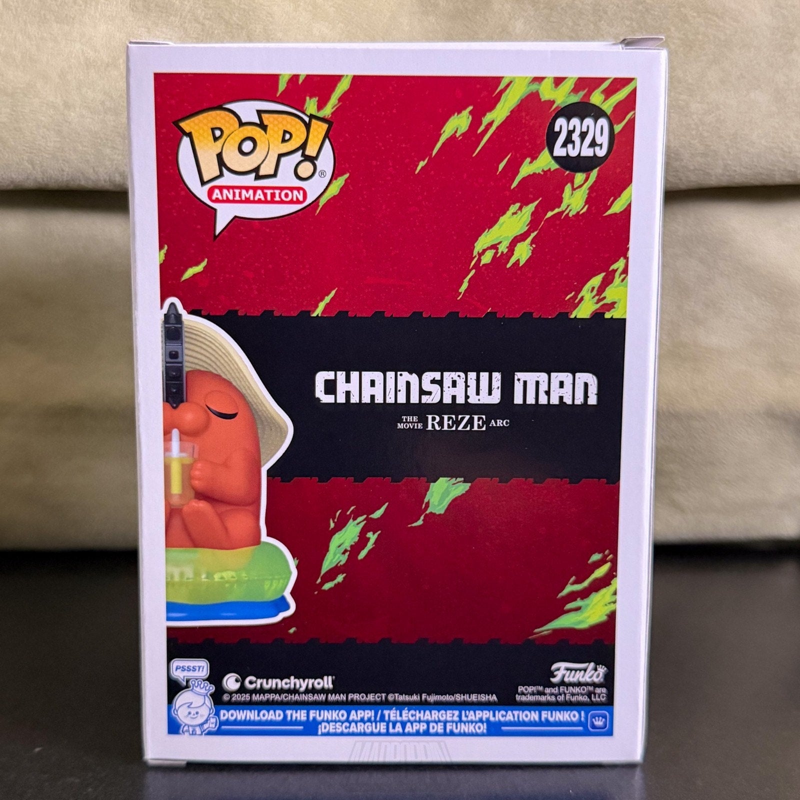 Funko Pop Anime Chainsaw Man Pochita Lounging 2329 SDCC 2026 Manga Vinyl Figure