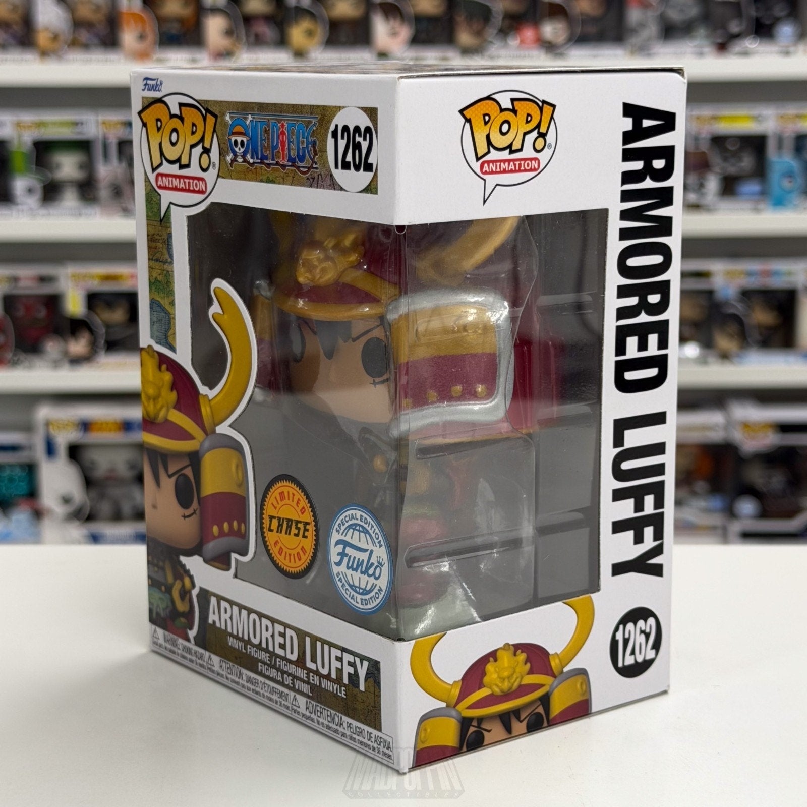 Funko Pop Anime One Piece Armored Luffy Special Edition Chase 1262 Vinyl Figure