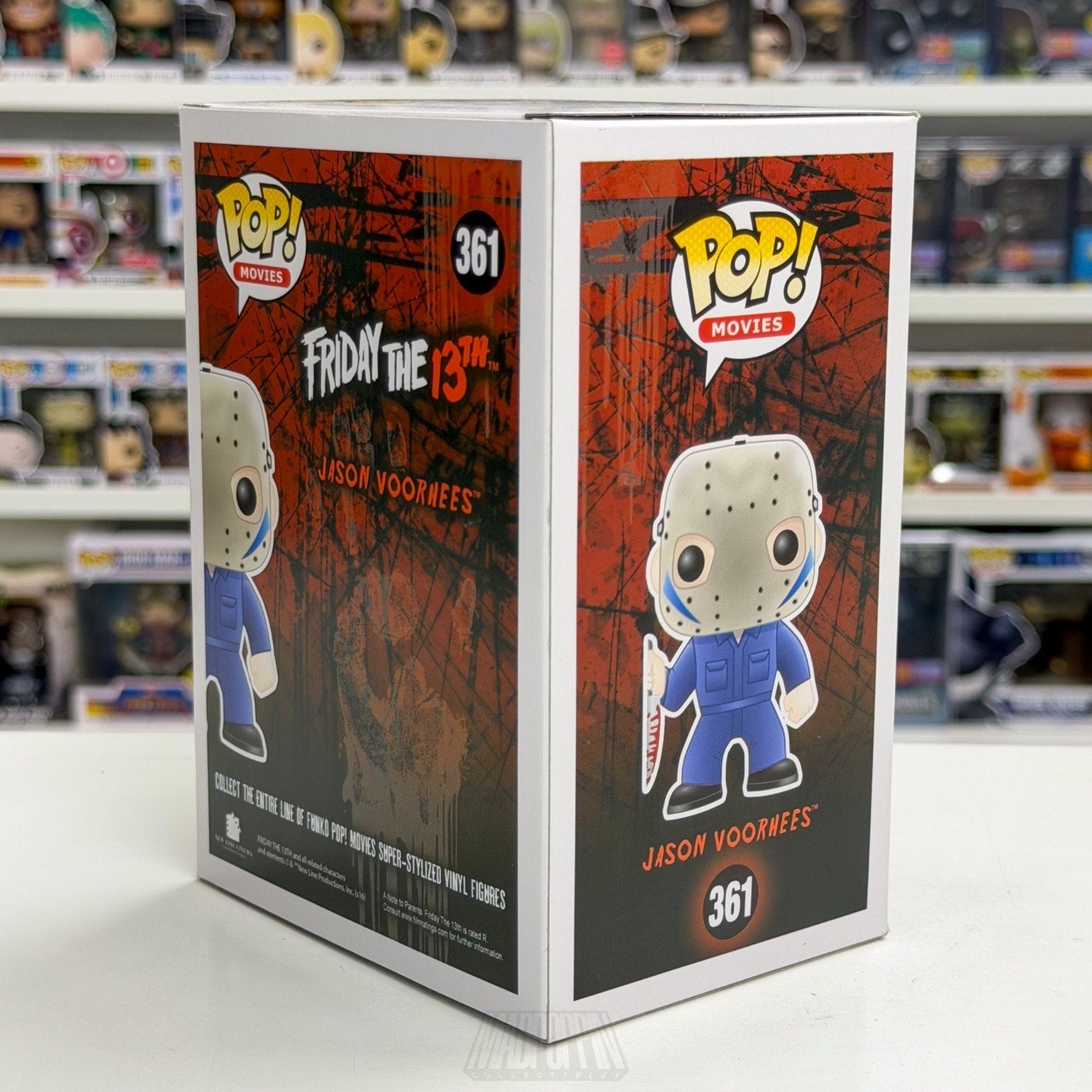 Funko Pop Movies Friday 13th Jason Voorhees Part V Blue Hot Topic 361 Toy Figure