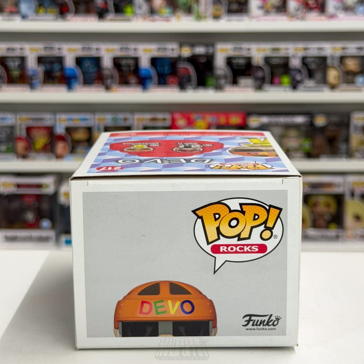 Funko Pop Rocks Devo Satisfaction 217 Music New Wave Punk Synth Vinyl Figure