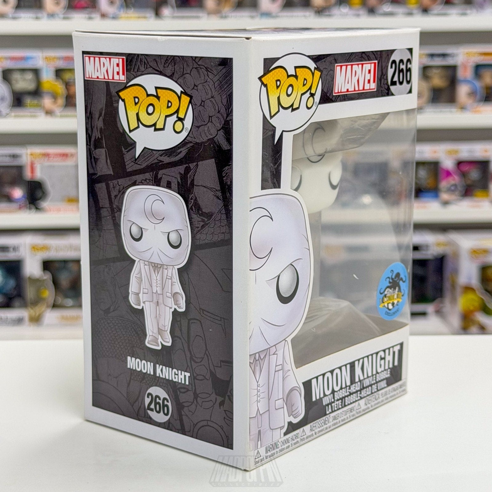 Funko Pop Marvel Moon Knight White Suit LACC Comikaze 266 Vigilante Vinyl Figure