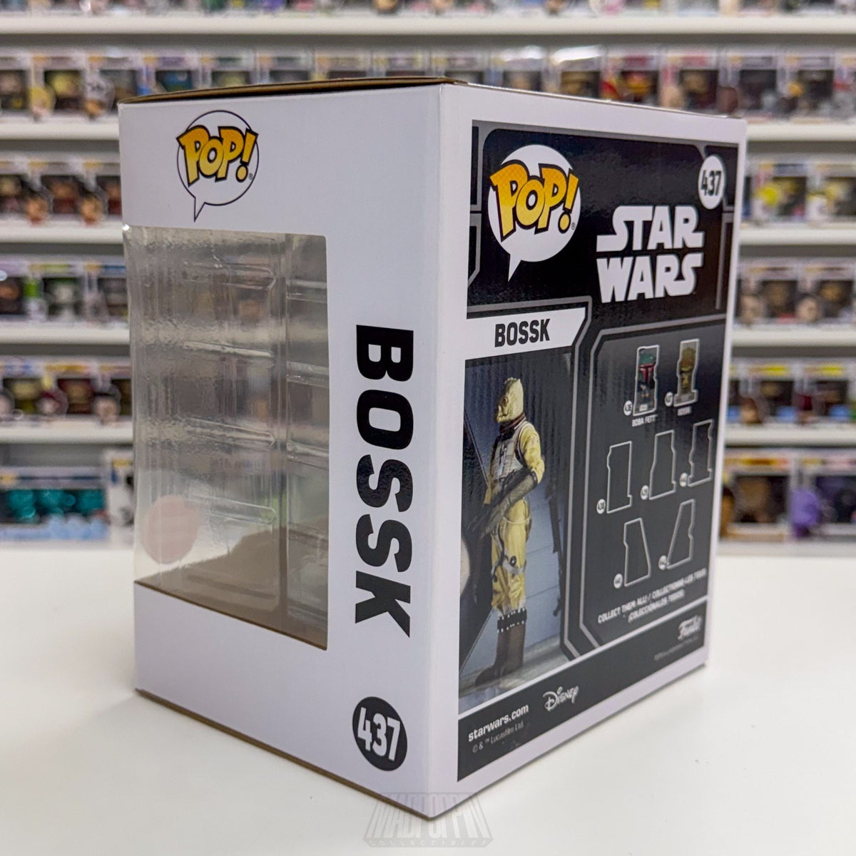 Funko Pop Star Wars Bounty Hunters Collection Bossk GameStop 437 Vinyl Figure