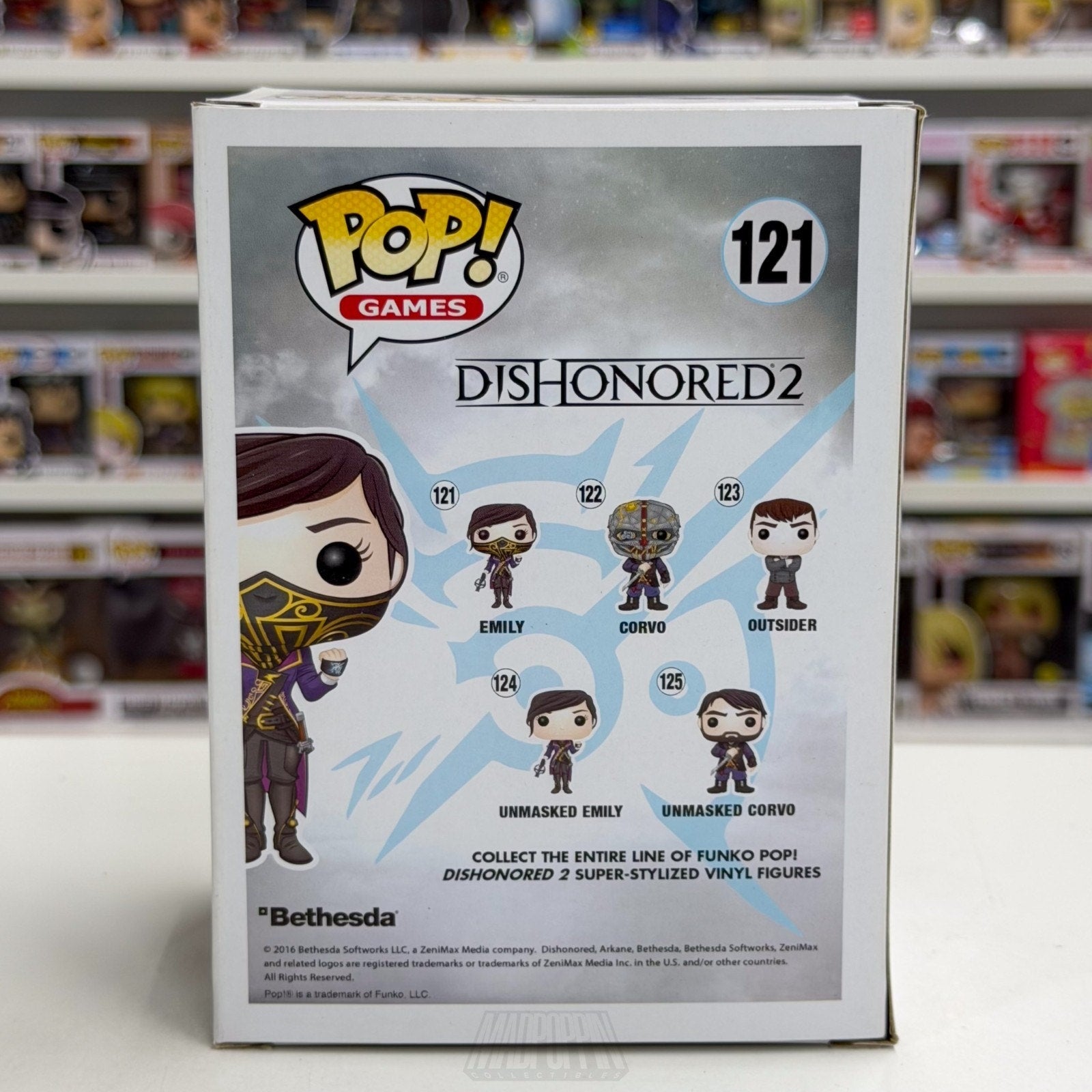 Funko Pop Games Dishonored 2 Emily Kaldwin 121 Action-adventure Toy Vinyl Figure