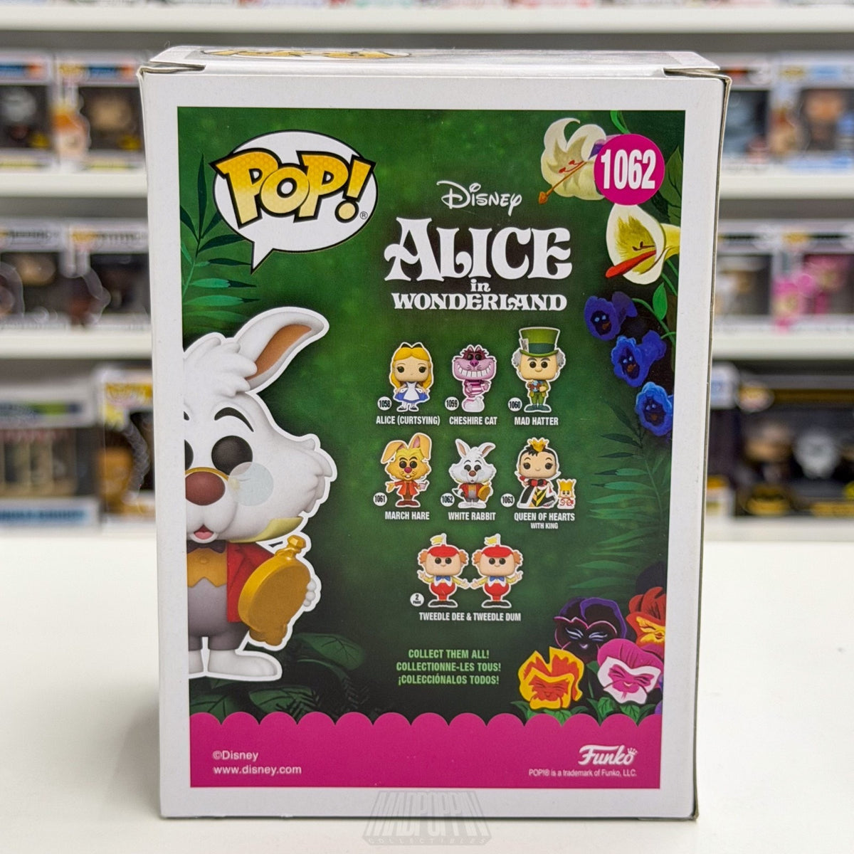 Funko Pop Disney Alice In Wonderland White Rabbit Flocked Target 1062 Toy Figure