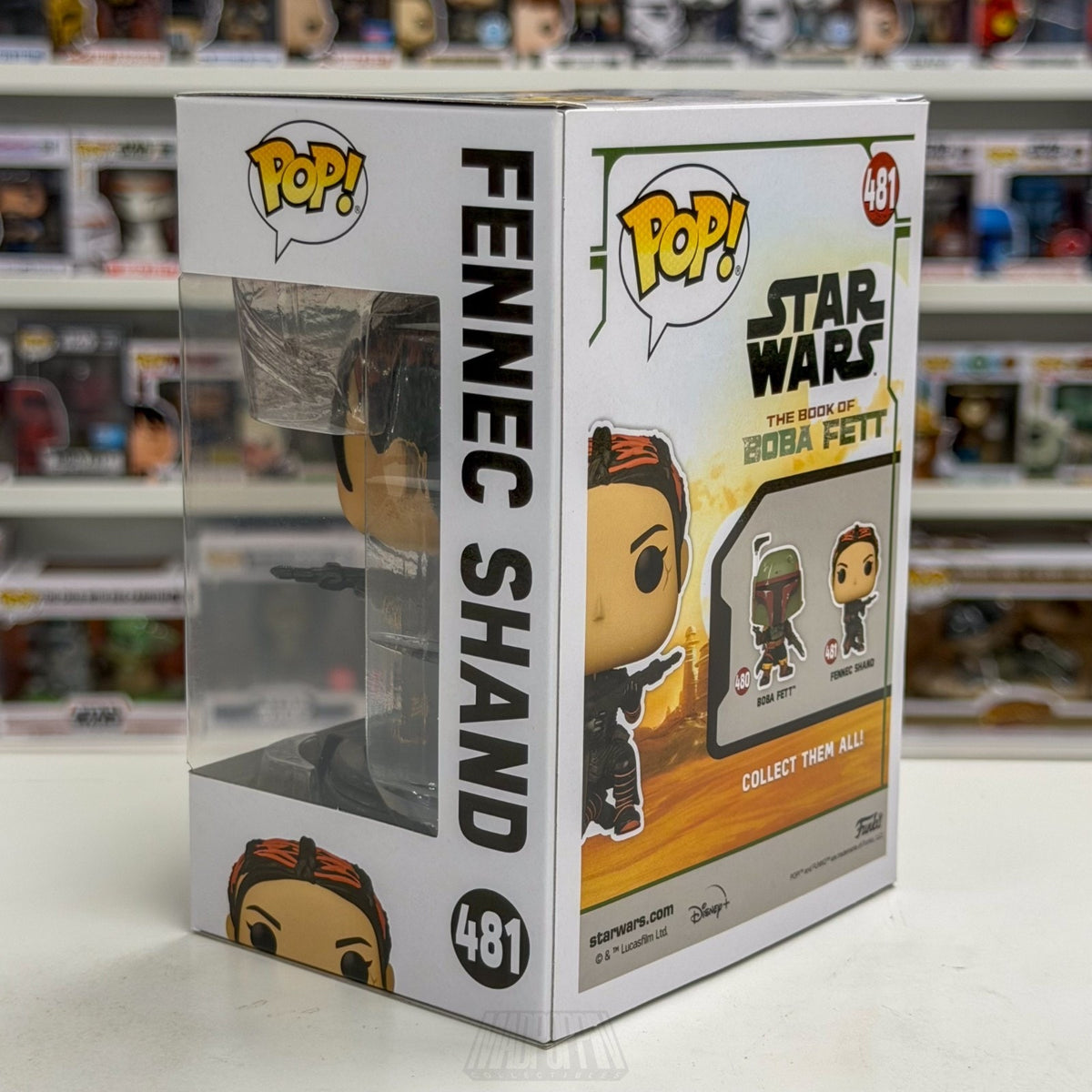 Funko Pop Star Wars Book of Boba Fett Fennec Shand 481 Mercenary Vinyl Figure