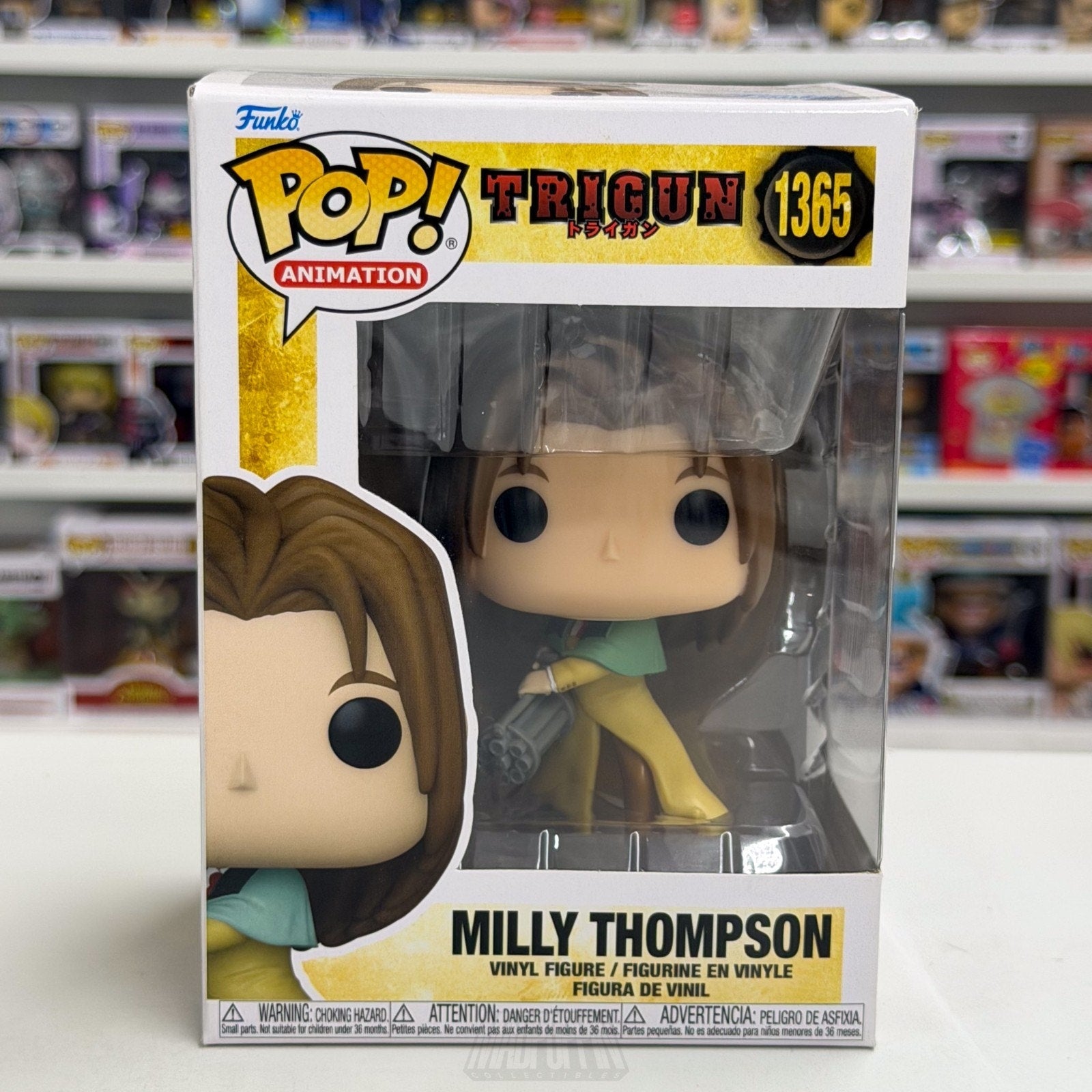Funko Pop Anime Trigun Milly Thompson 1365 Space Western Japan Manga Toy Figure