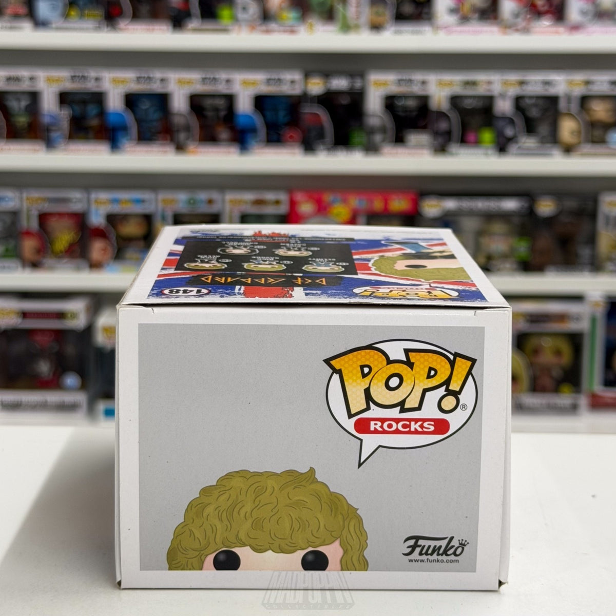 Funko Pop Rocks Def Leppard Rick Savage 148 English Glam Metal Band Vinyl Figure