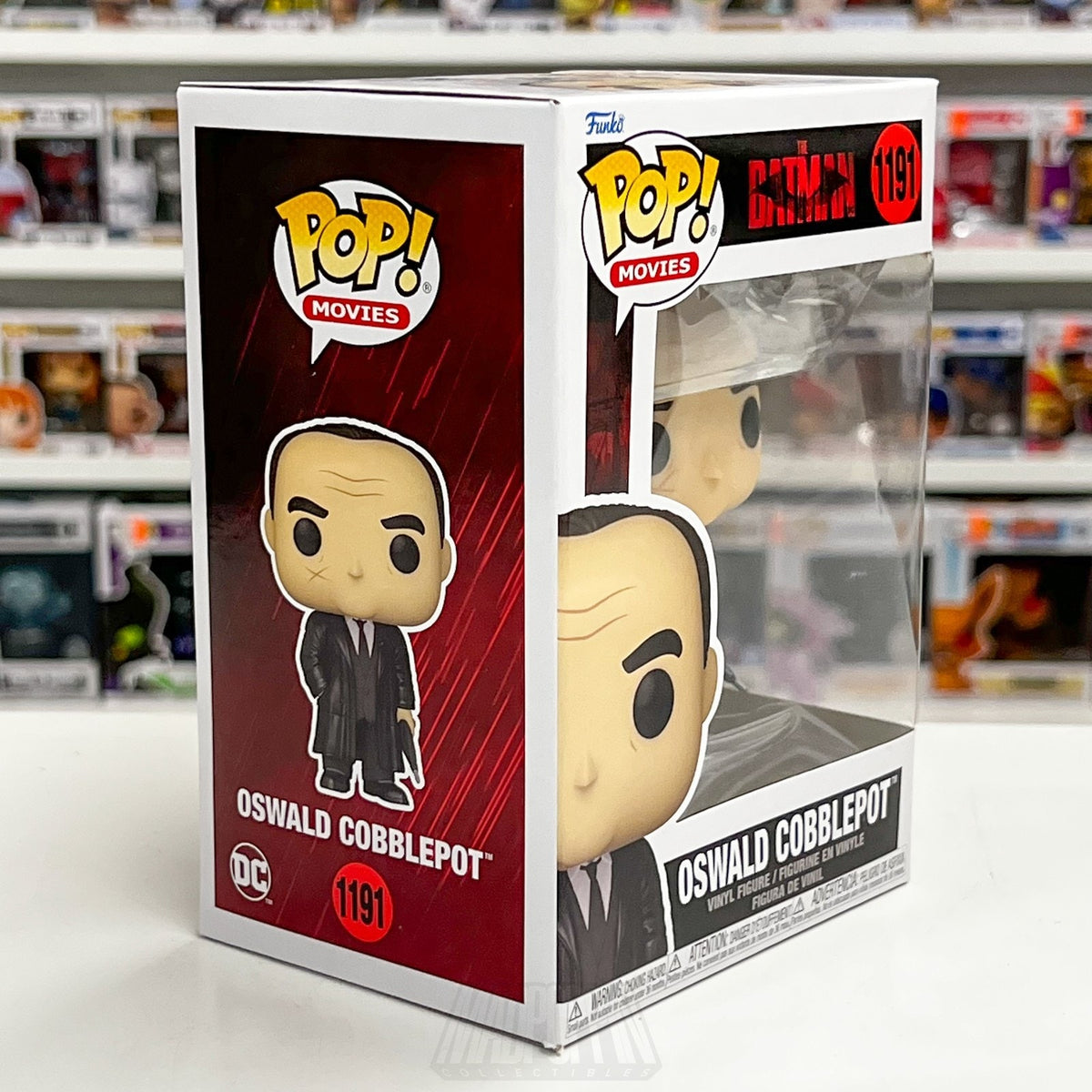 Funko Pop Movies DC The Batman Oswald Cobblepot 1191 Penguin Vinyl Figure Comics