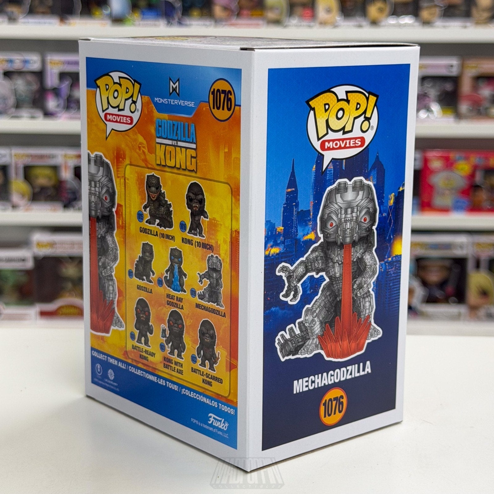 Funko Pop Movies Godzilla vs Kong Mechagodzilla Glow 1076 Kaiju Toy Vinyl Figure
