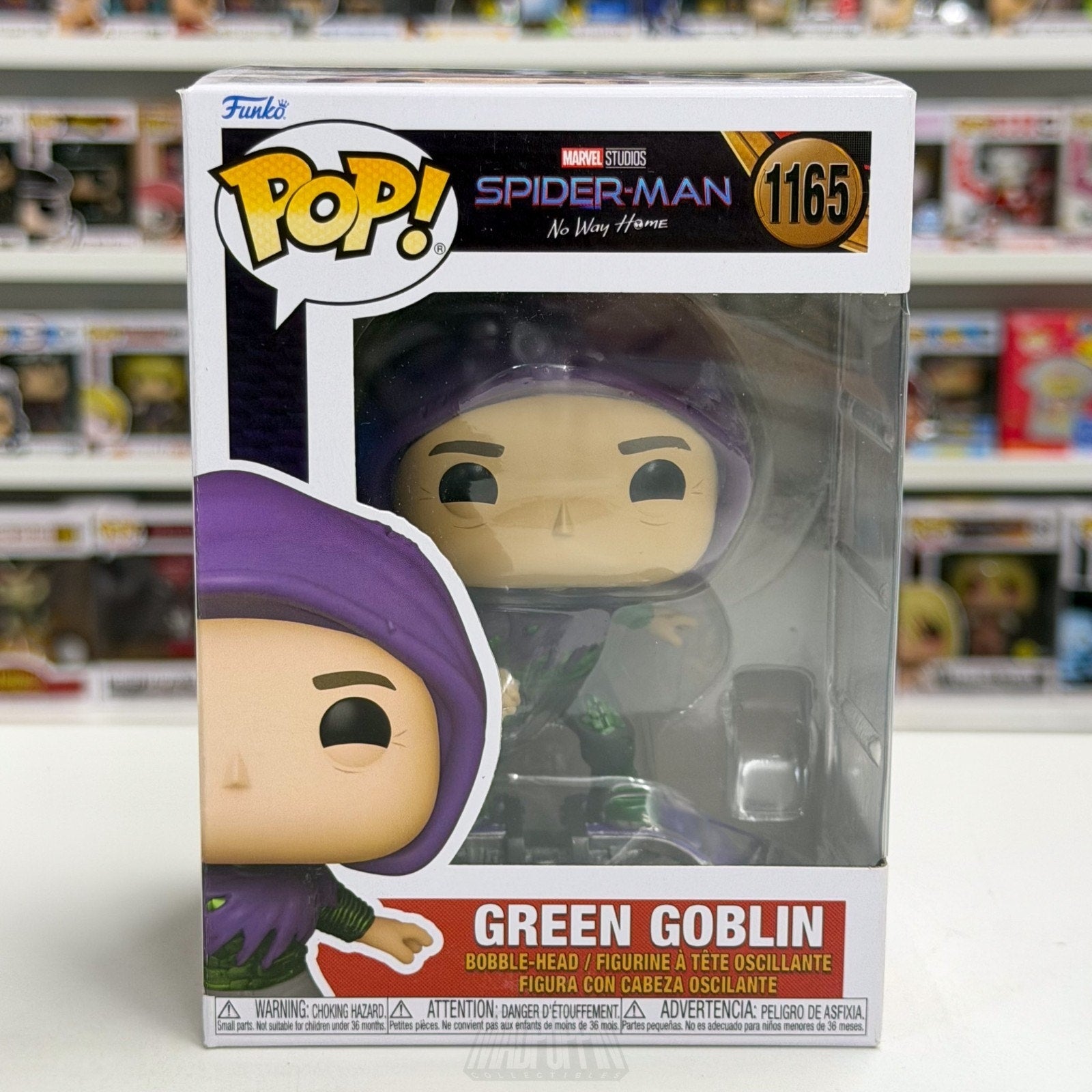 Funko Pop Marvel Spider-Man No Way Home Green Goblin Unmasked 1165 Vinyl Figure
