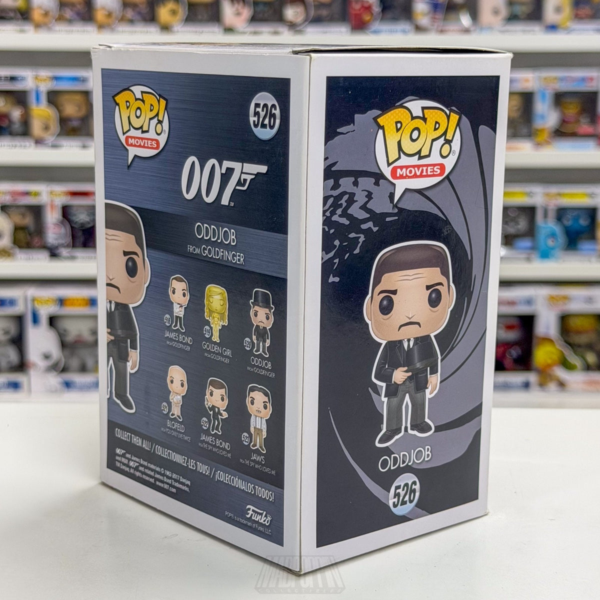 Funko Pop Movies 007 Oddjob Goldfinger Throwing Hat Target 526 Toy Vinyl Figure
