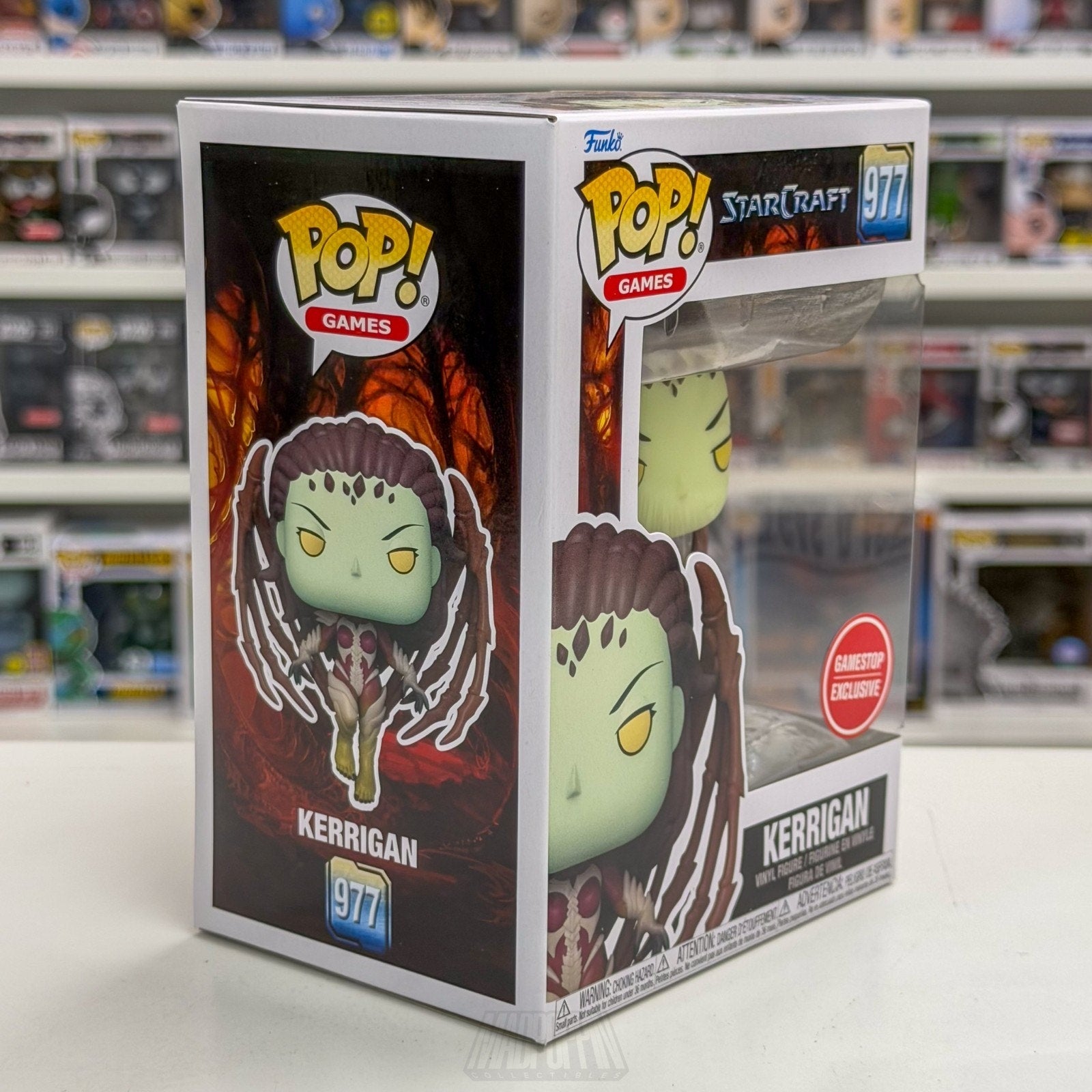 Funko Pop Video Games Starcraft Kerrigan GameStop 977 Blizzard Toy Vinyl Figure