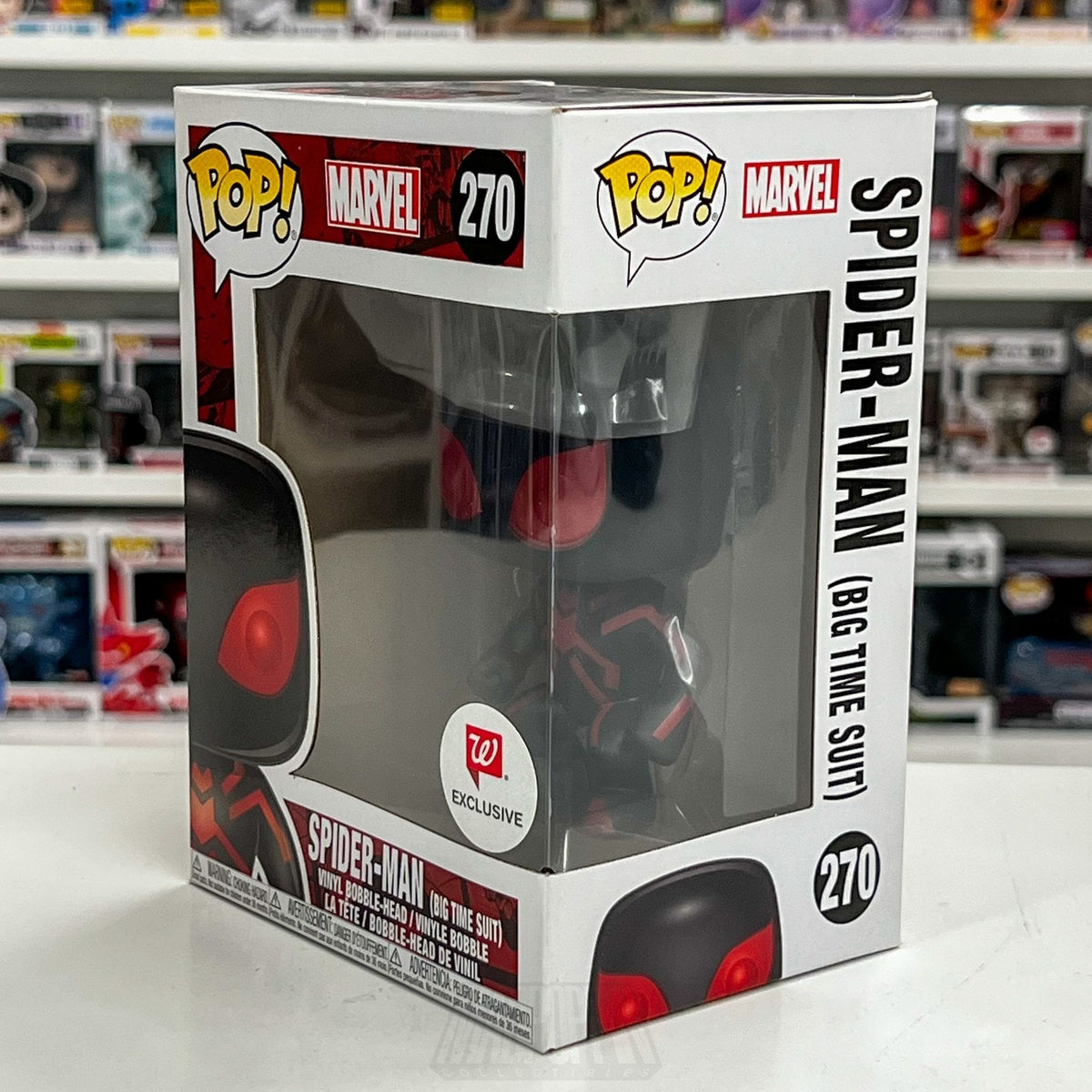 Funko Pop Marvel Spider-Man Big-Time Suit Walgreens 270 Peter Parker Toy Figure