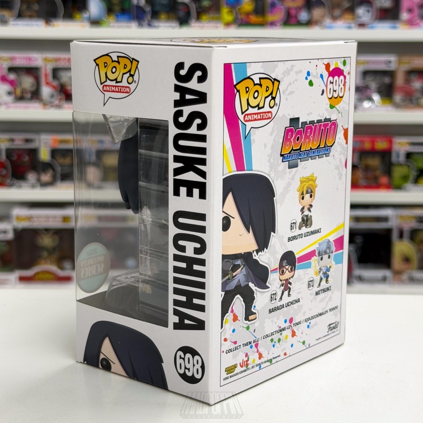 Funko Pop Anime Boruto Naruto Next Generations Sasuke Uchiha 698 Vinyl Figure