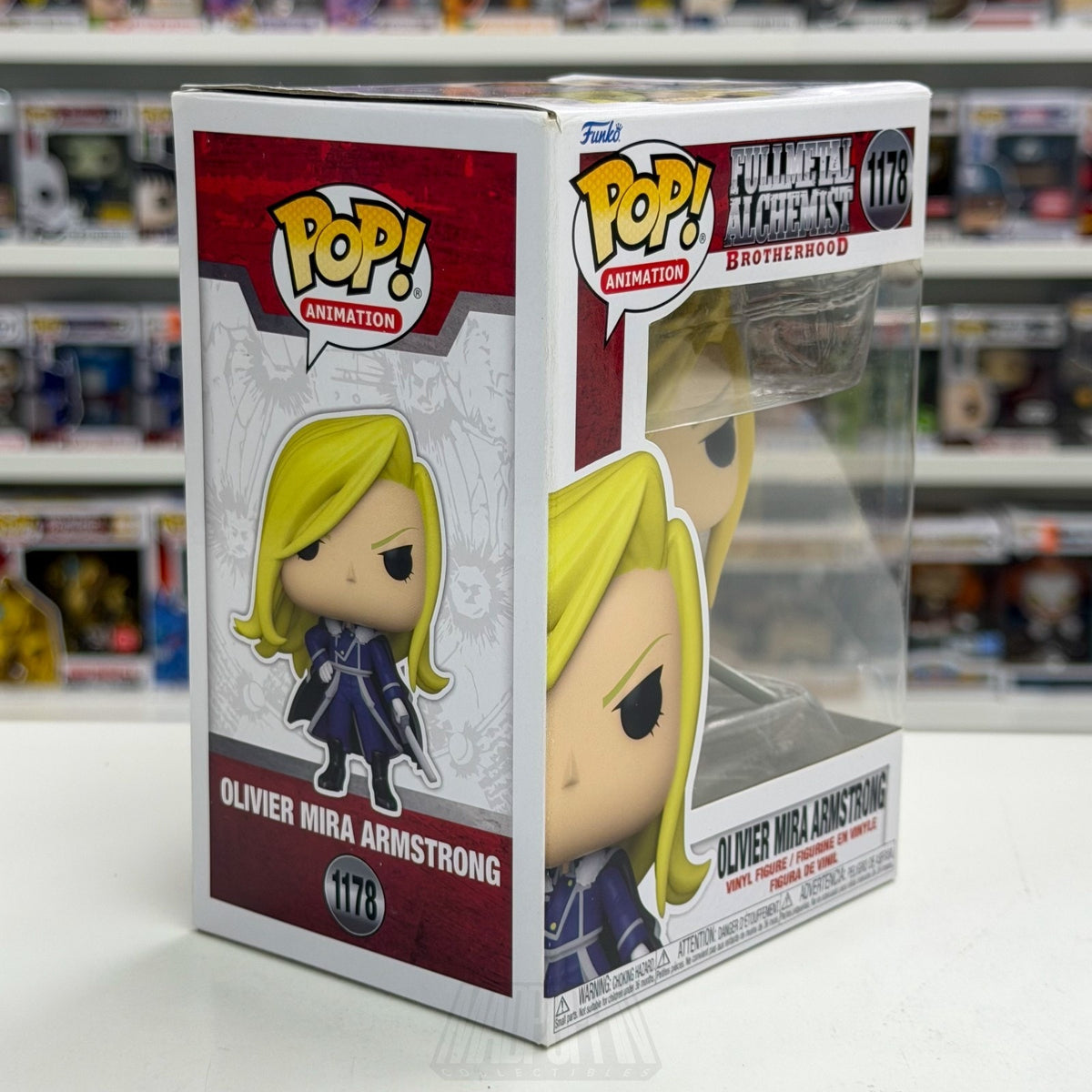 Funko Pop Anime Fullmetal Alchemist Olivier Mira Armstrong 1178 Manga Toy Figure