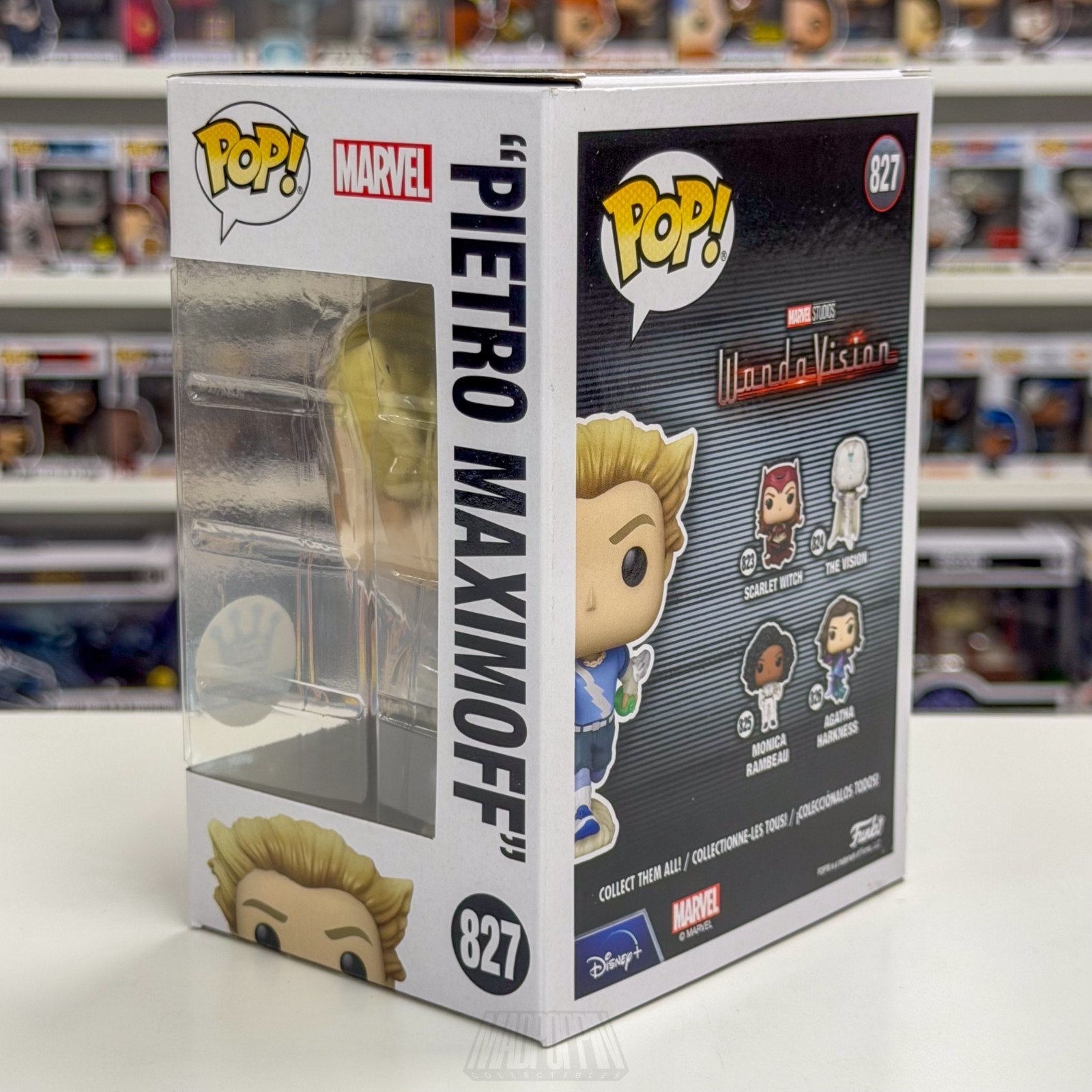 Funko Pop Marvel WandaVision Pietro Maximoff Funko Shop 827 Disney+ Vinyl Figure
