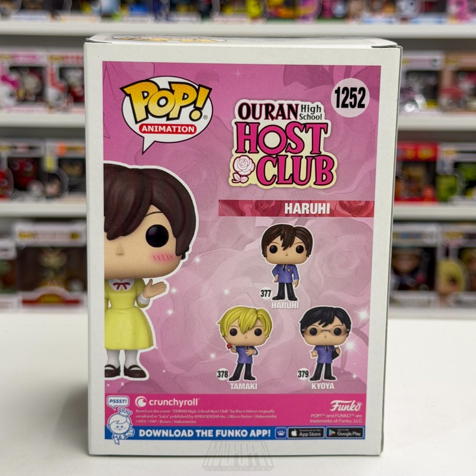 Funko Pop Anime Ouran High School Host Club Haruhi Hot Topic 1252 Vinyl Figure