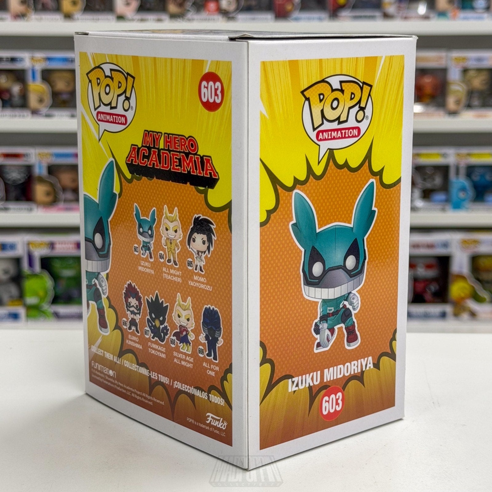 Funko Pop Anime My Hero Academia Izuku Midoriya Deku 603 Japan Manga Toy Figure