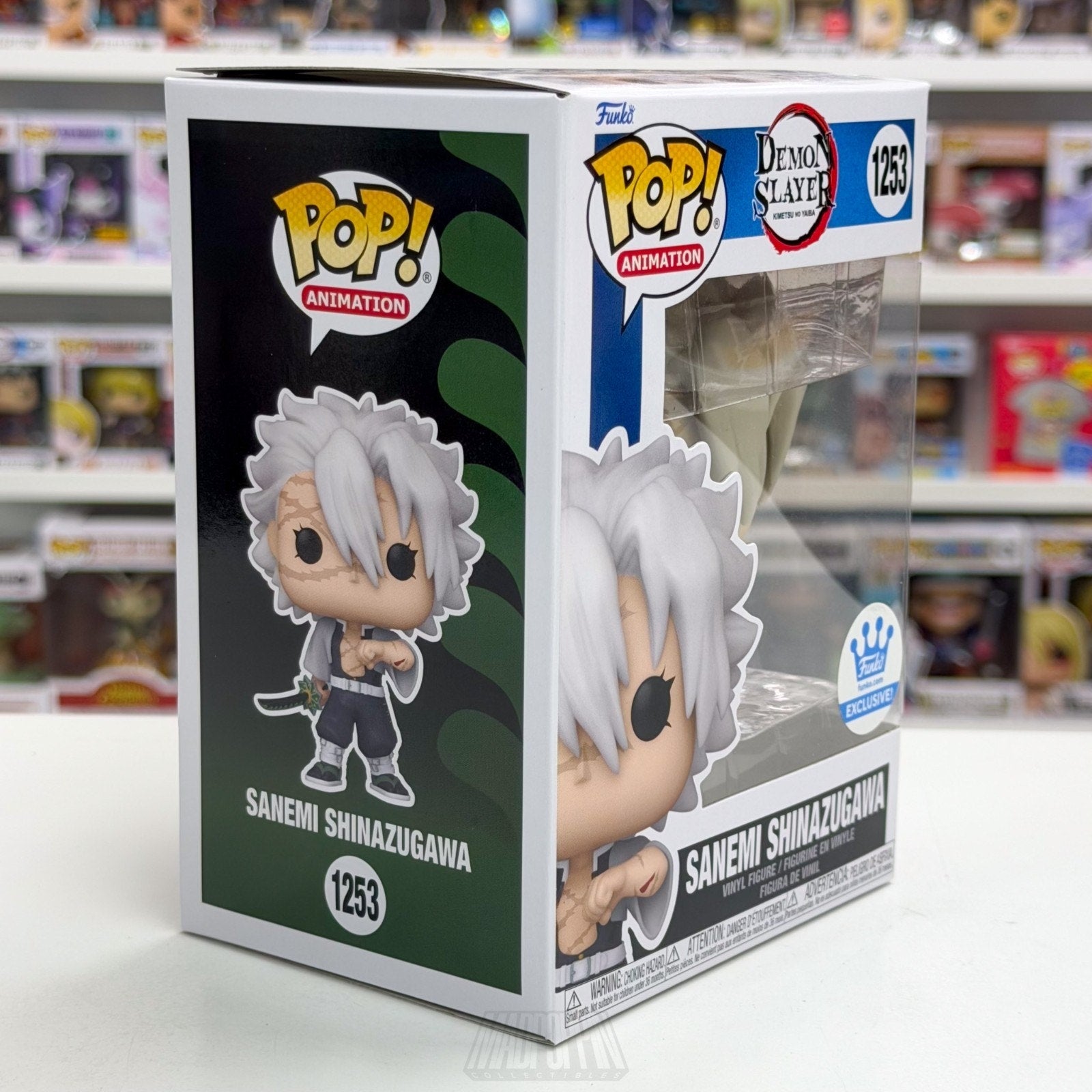 Funko Pop Anime Demon Slayer Sanemi Shinazugawa 1253 Japan Manga Vinyl Figure