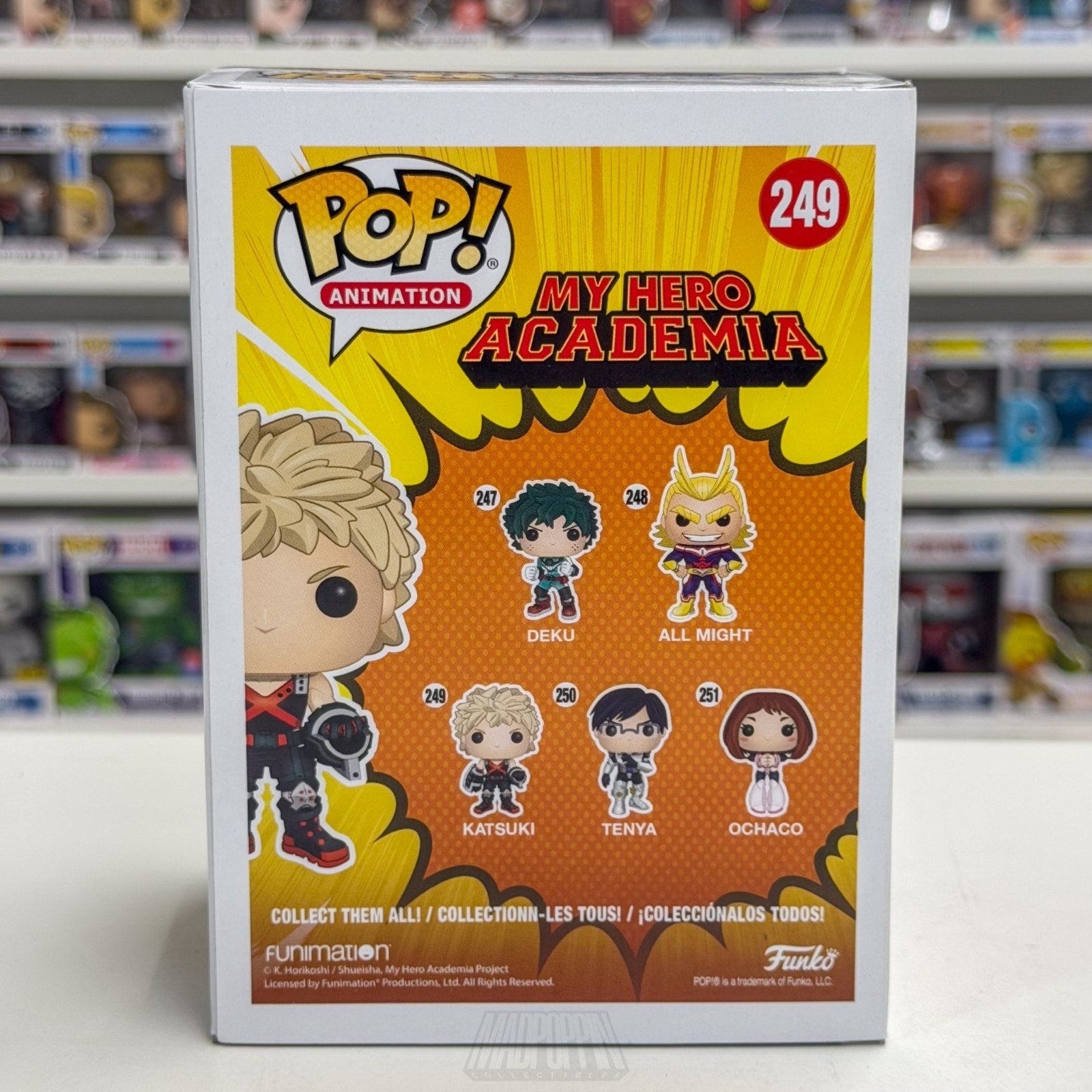Funko Pop Anime My Hero Academia Katsuki Bakugo 249 Japan Manga Toy Vinyl Figure