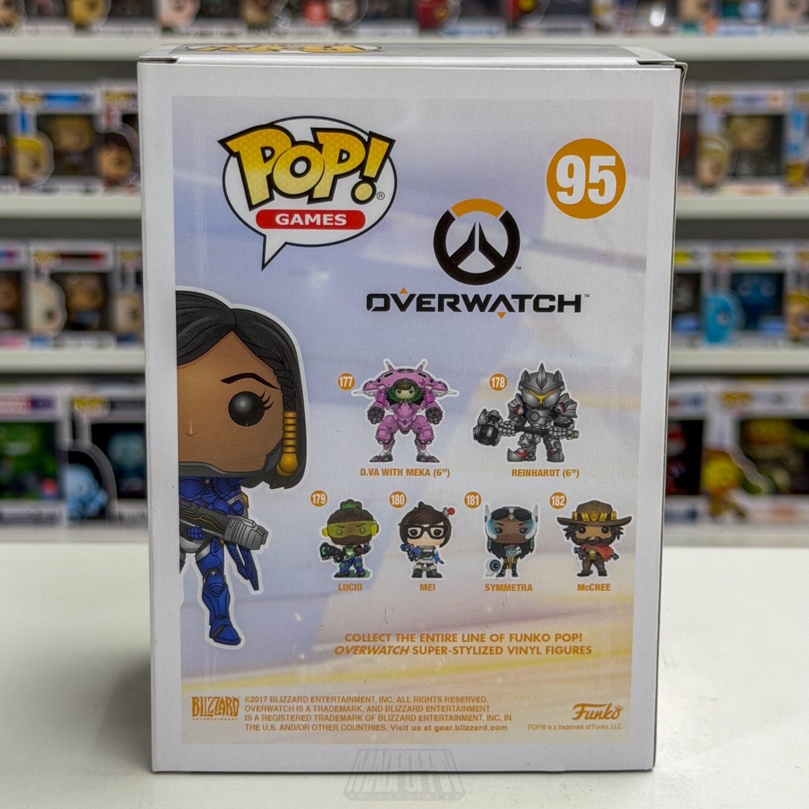 Funko Pop Games Overwatch Pharah Titanium Blizzard Gear Store 95 Vinyl Figure