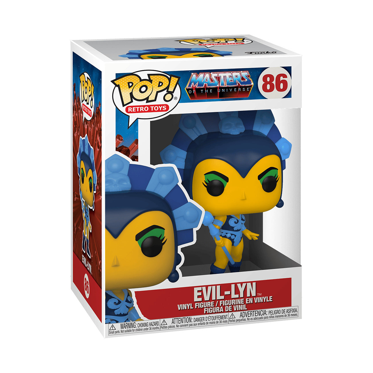 Funko Pop Retro Toys Masters of the Universe MOTU Evil-Lyn #86 Vinyl Figure NIB