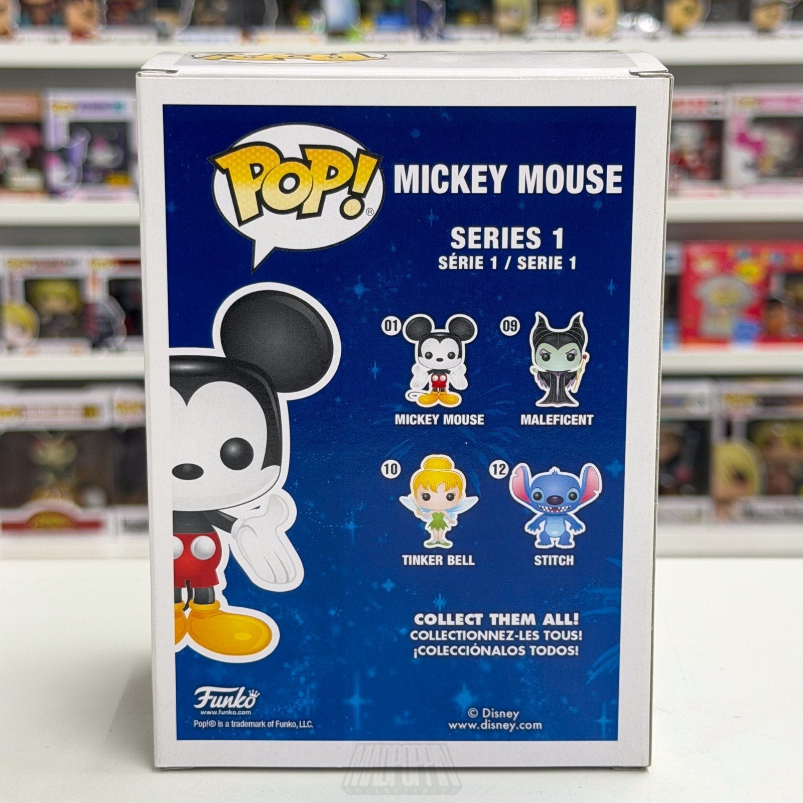 Funko Pop Disney Mickey Mouse Diamond Glitter Hot Topic 01 Walt Toy Vinyl Figure