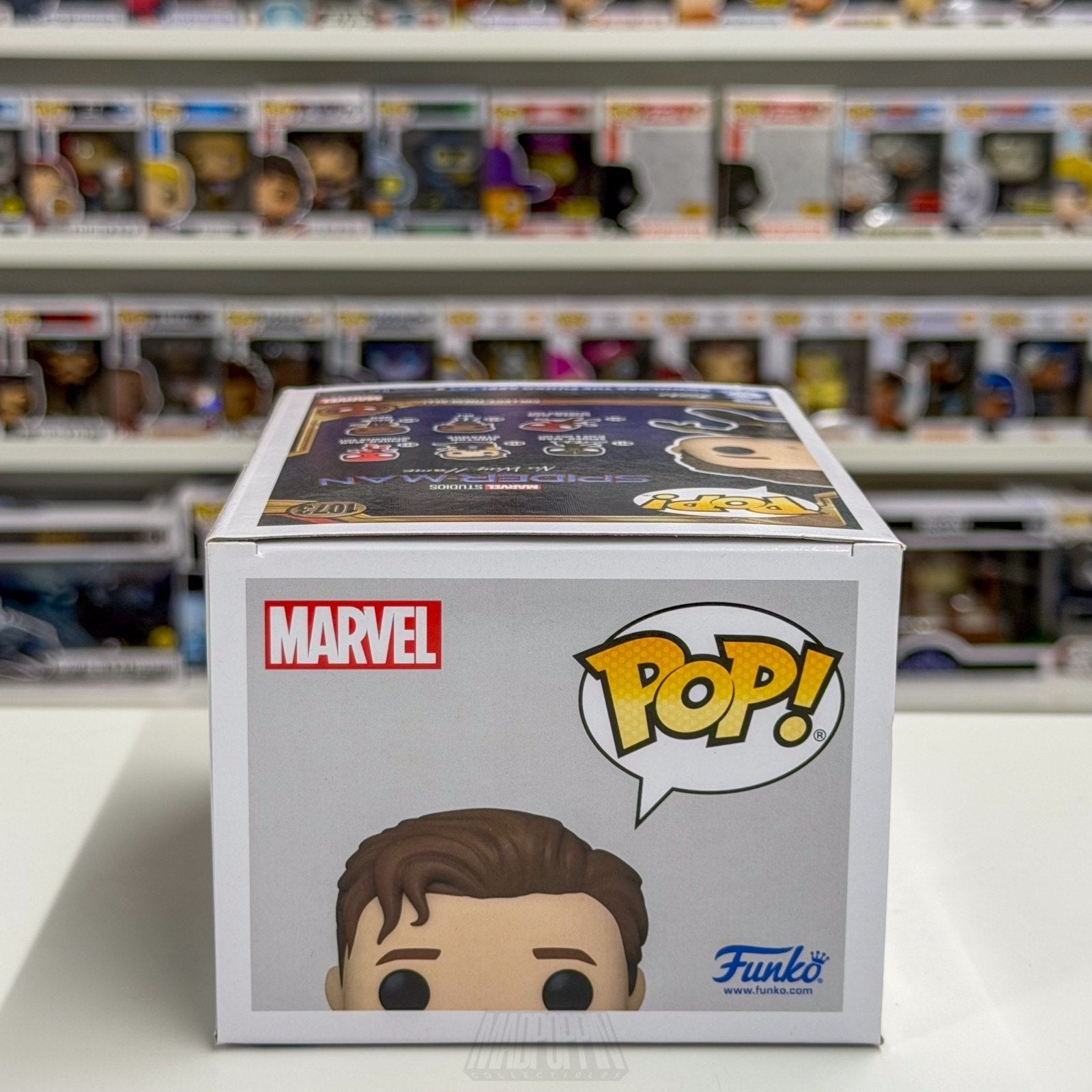 Funko Pop Marvel No Way Home Spider-Man Glow Chase AAA Anime 1073 Vinyl Figure