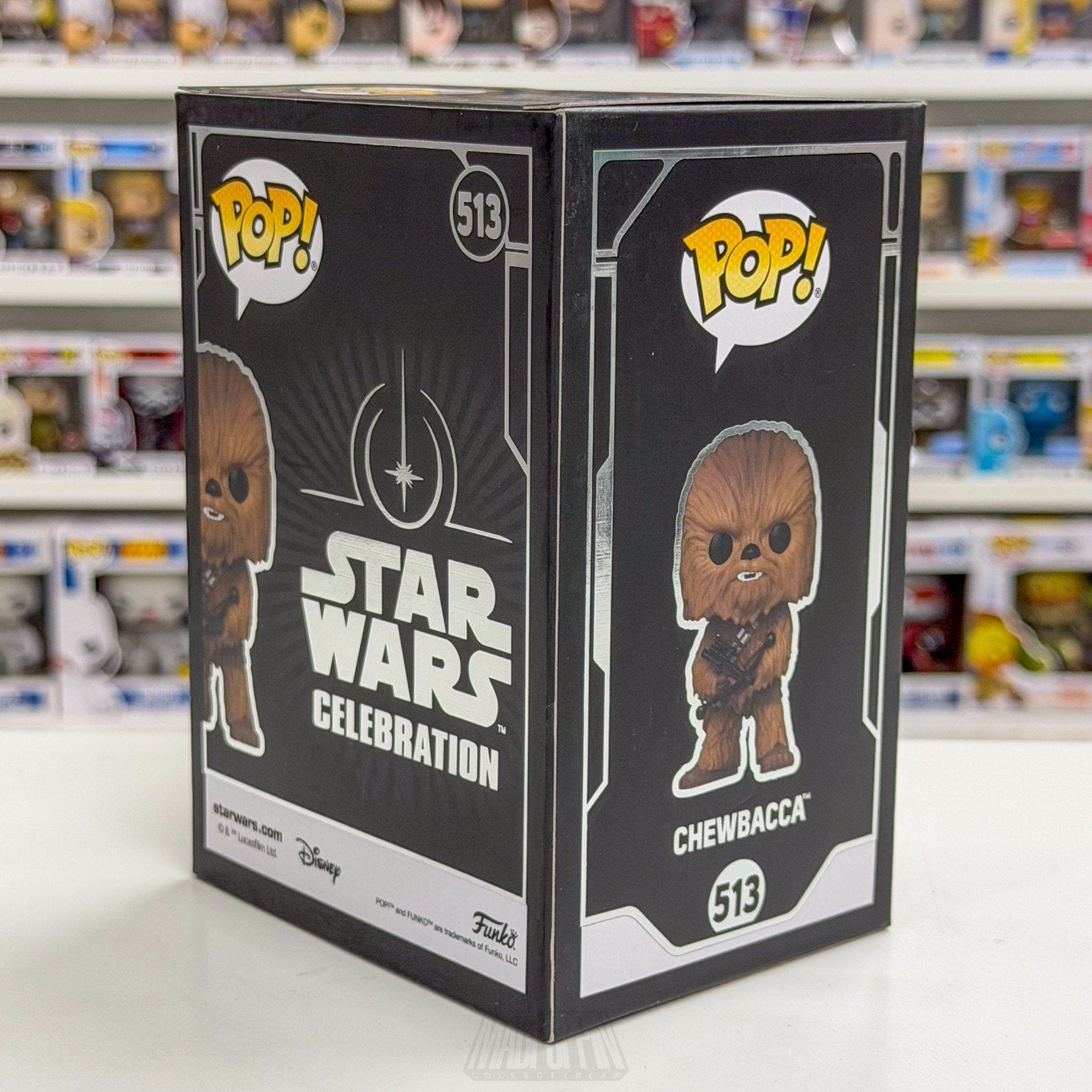 Funko Pop Star Wars Chewbacca Celebration Galactic Con 513 Wookiee Vinyl Figure