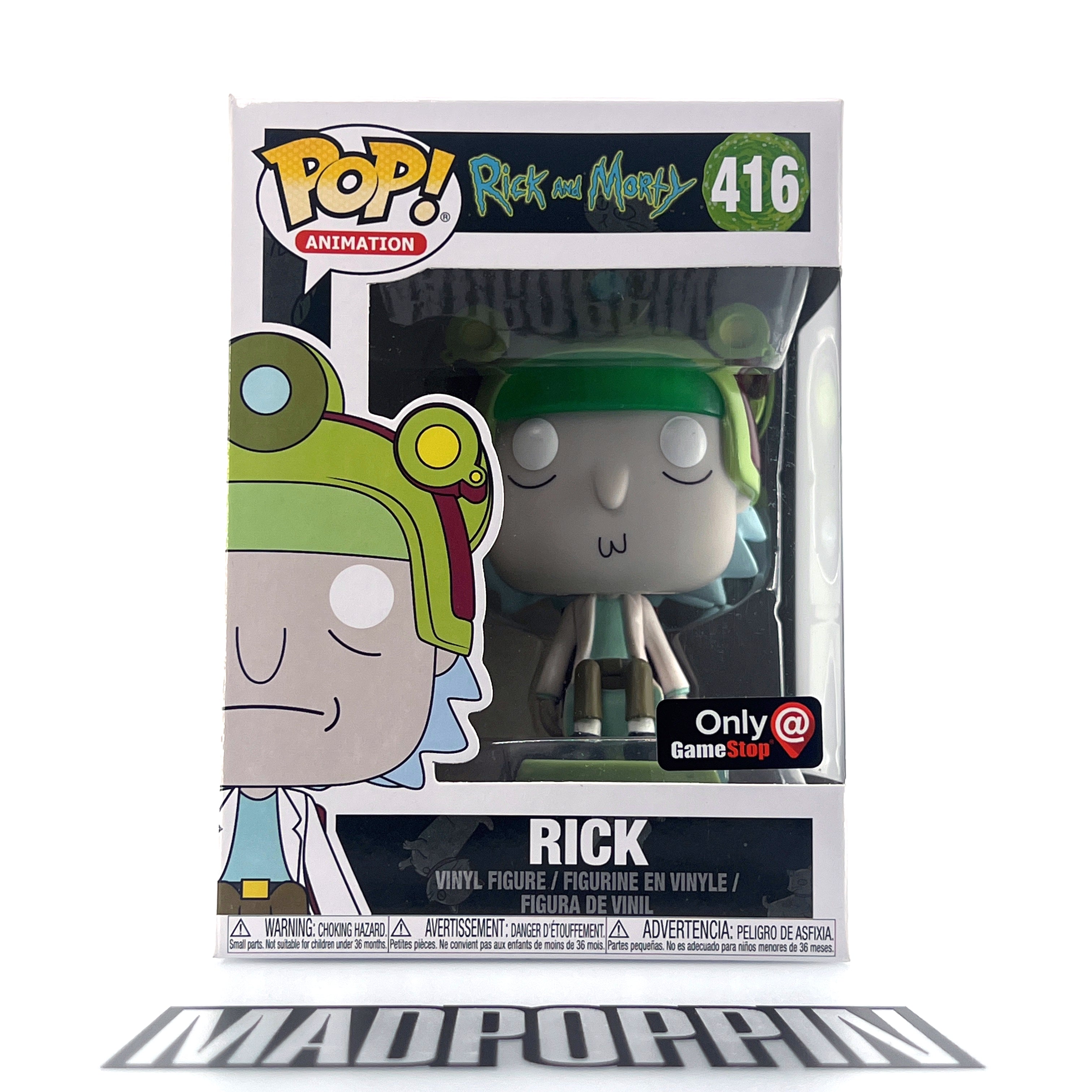 Funko Pop Animation Rick and Morty Rick Blips and Chitz Gamestop #416