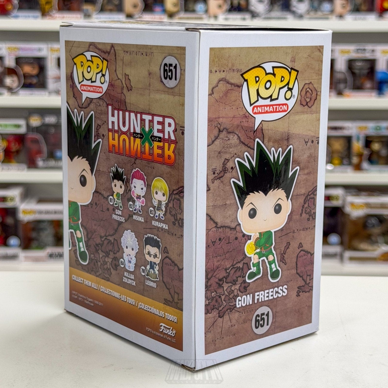 Funko Pop Anime Hunter x Hunter Gon Freecss 651 Japanese Manga Toy Vinyl Figure