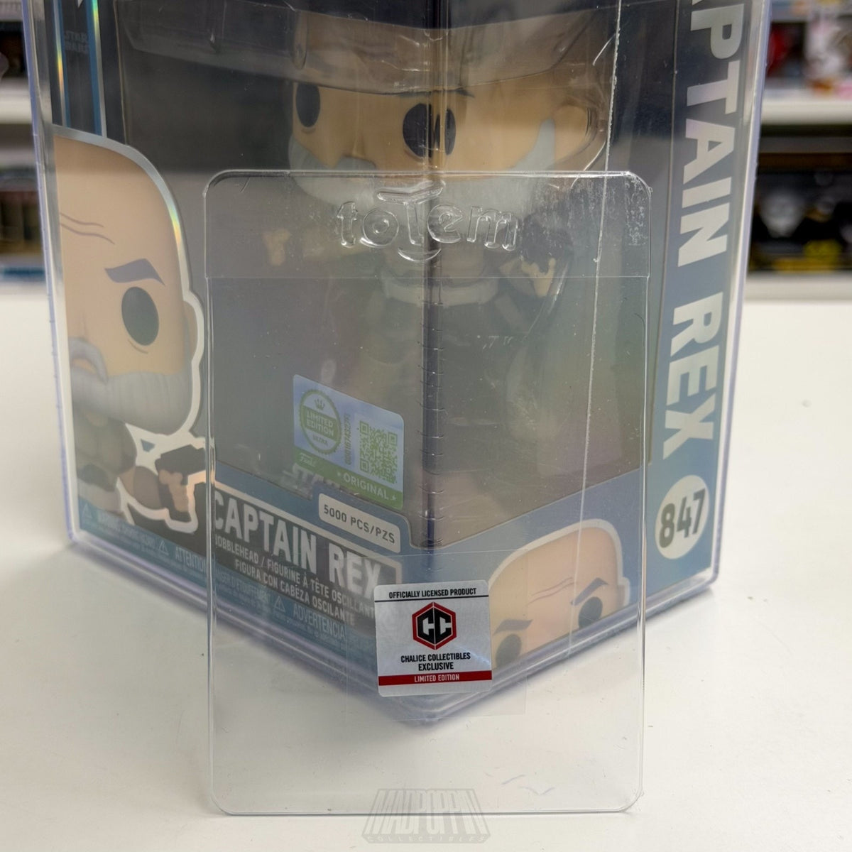 Funko Pop Star Wars Captain Rex No Helmet Chalice Collectibles 847 Vinyl Figure