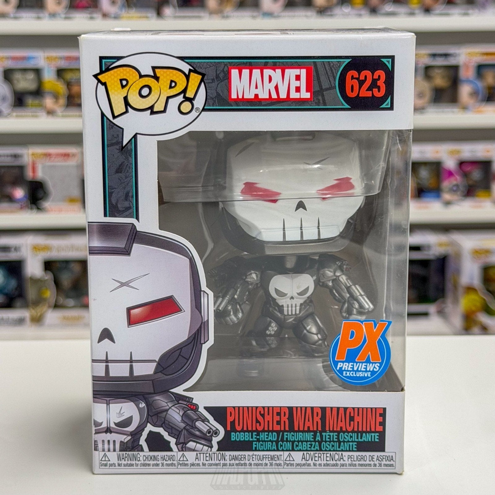 Funko Pop Marvel Punisher War Machine Metallic 623 Frank Castle Toy Vinyl Figure