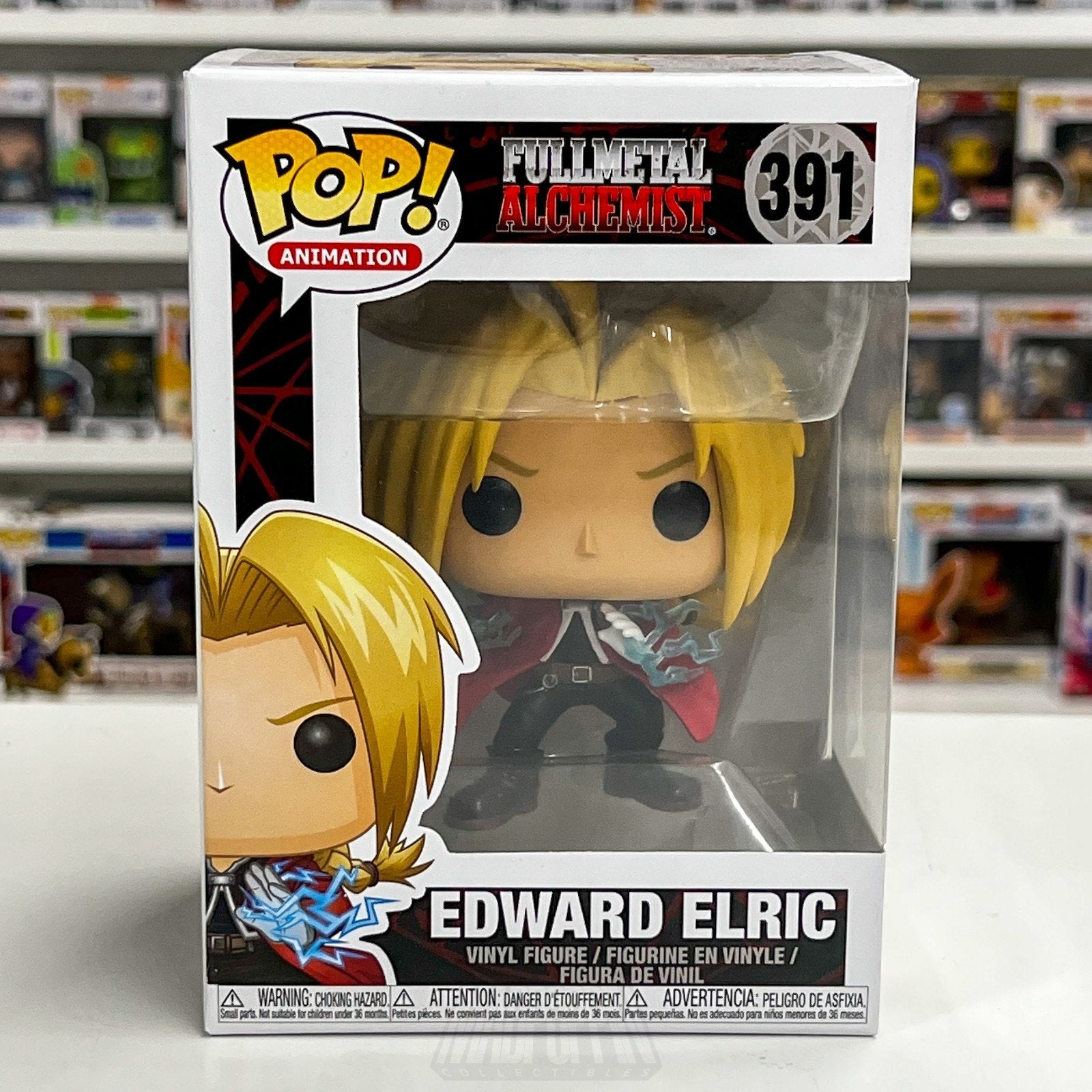 Funko Pop Anime Fullmetal Alchemist Edward Elric 391 Manga Toy Vinyl Figure