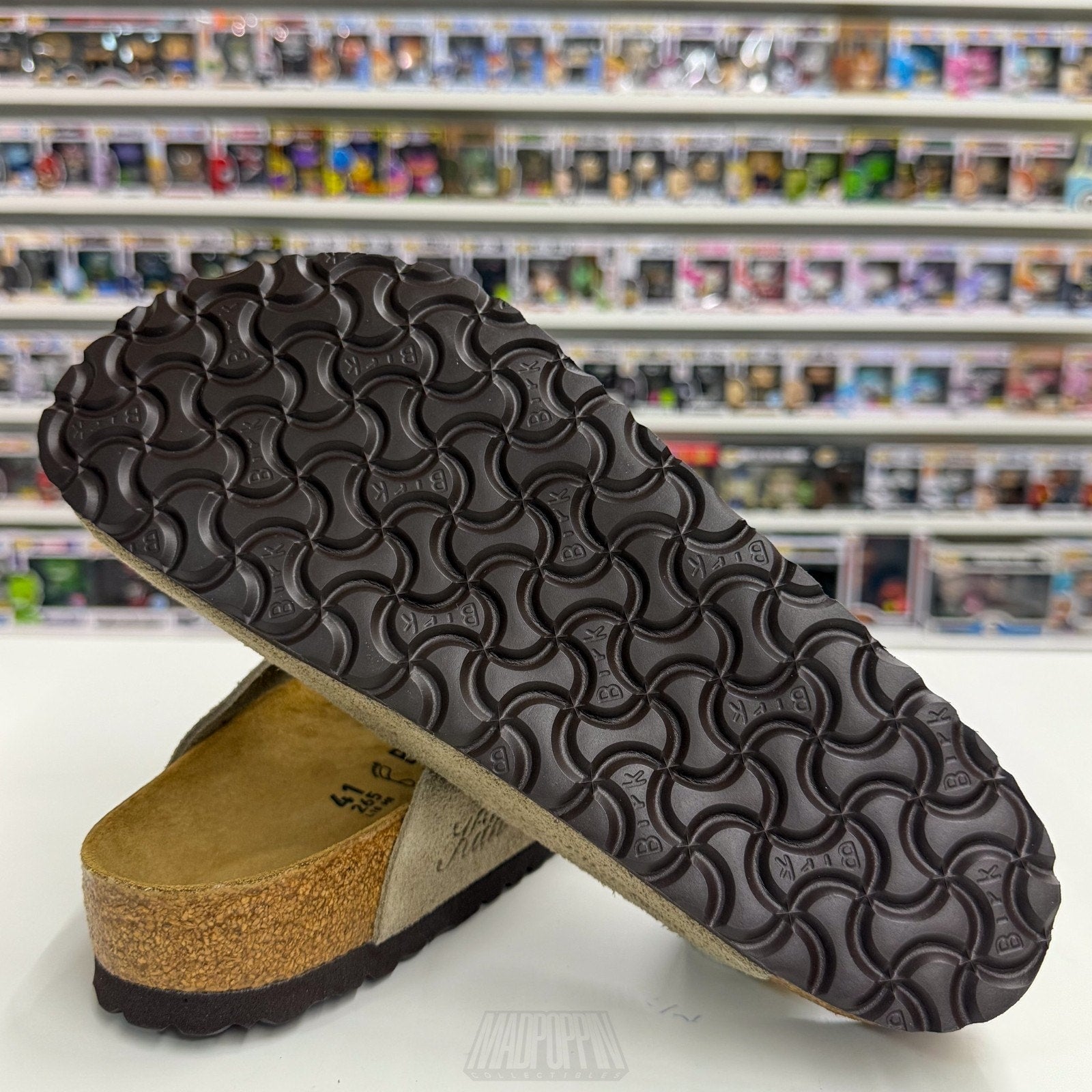 Birkenstock Amsterdam Kith Exclusive Taupe Sz EU 41 US 8 Men Slide Sandals Shoes