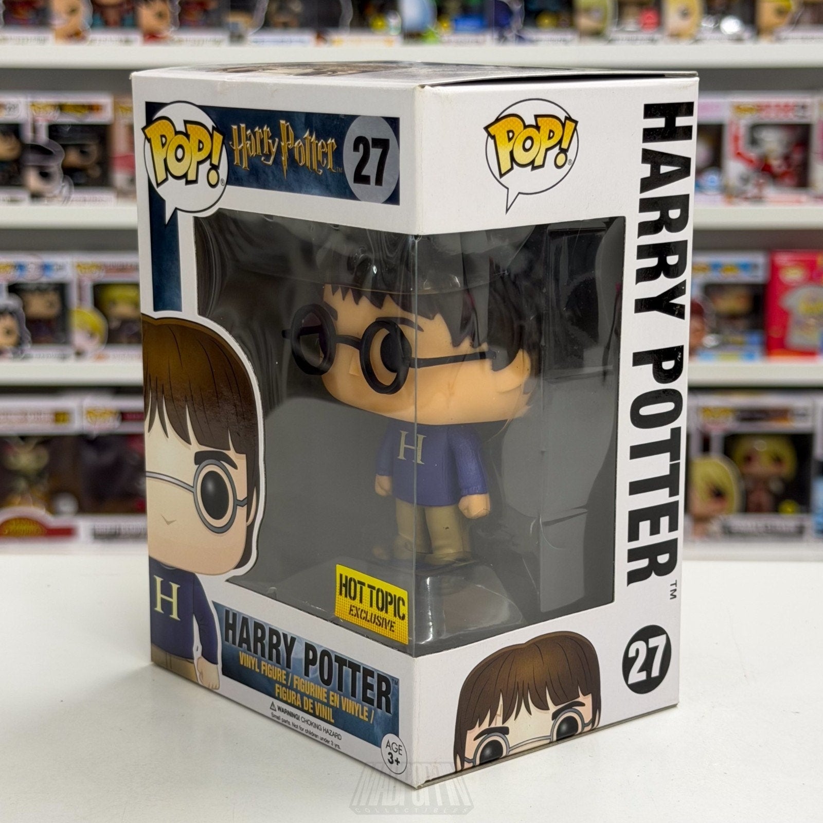 Funko Pop Harry Potter Purple Sweater Hot Topic 27 Magic Wizard Toy Vinyl Figure
