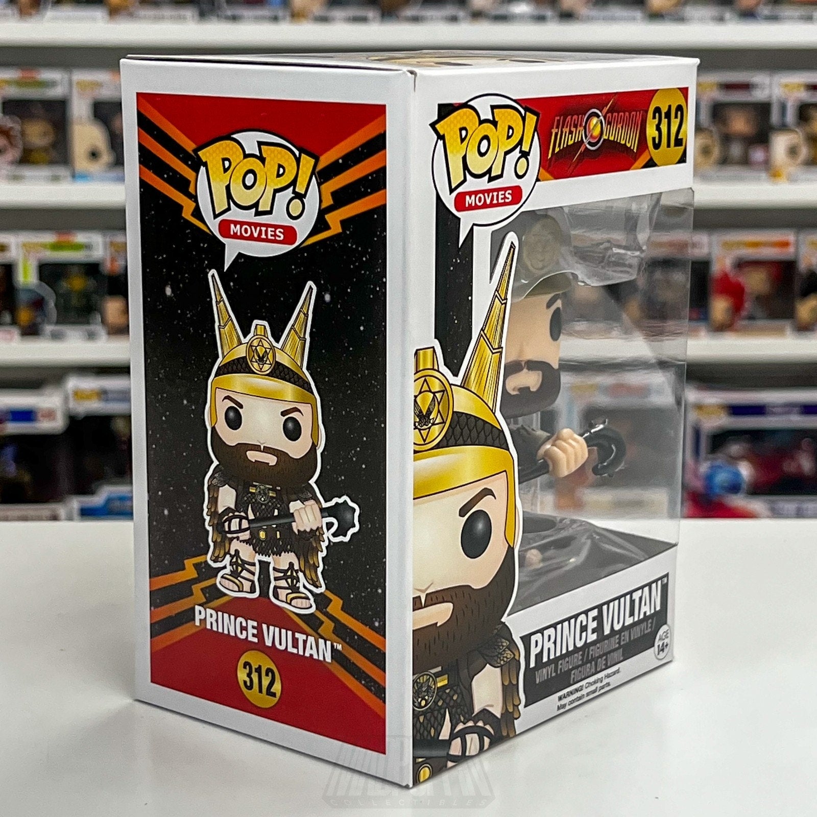 Funko Pop Movies Flash Gordon Prince Vultan 312 Space Opera Toy Vinyl Figure