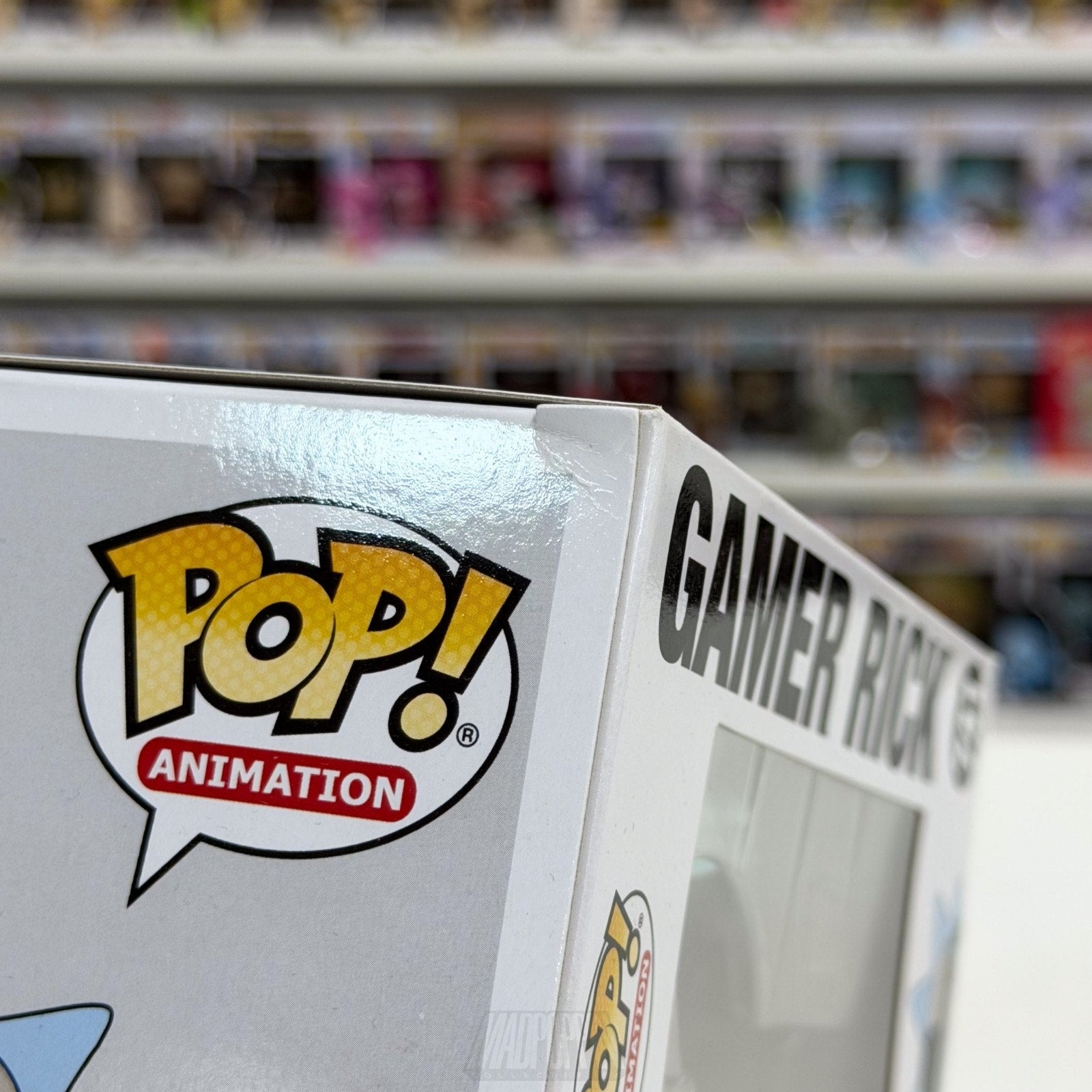 Funko Pop Animation Rick & Morty Gamer Rick GameStop 741 Cartoon Vinyl Figure