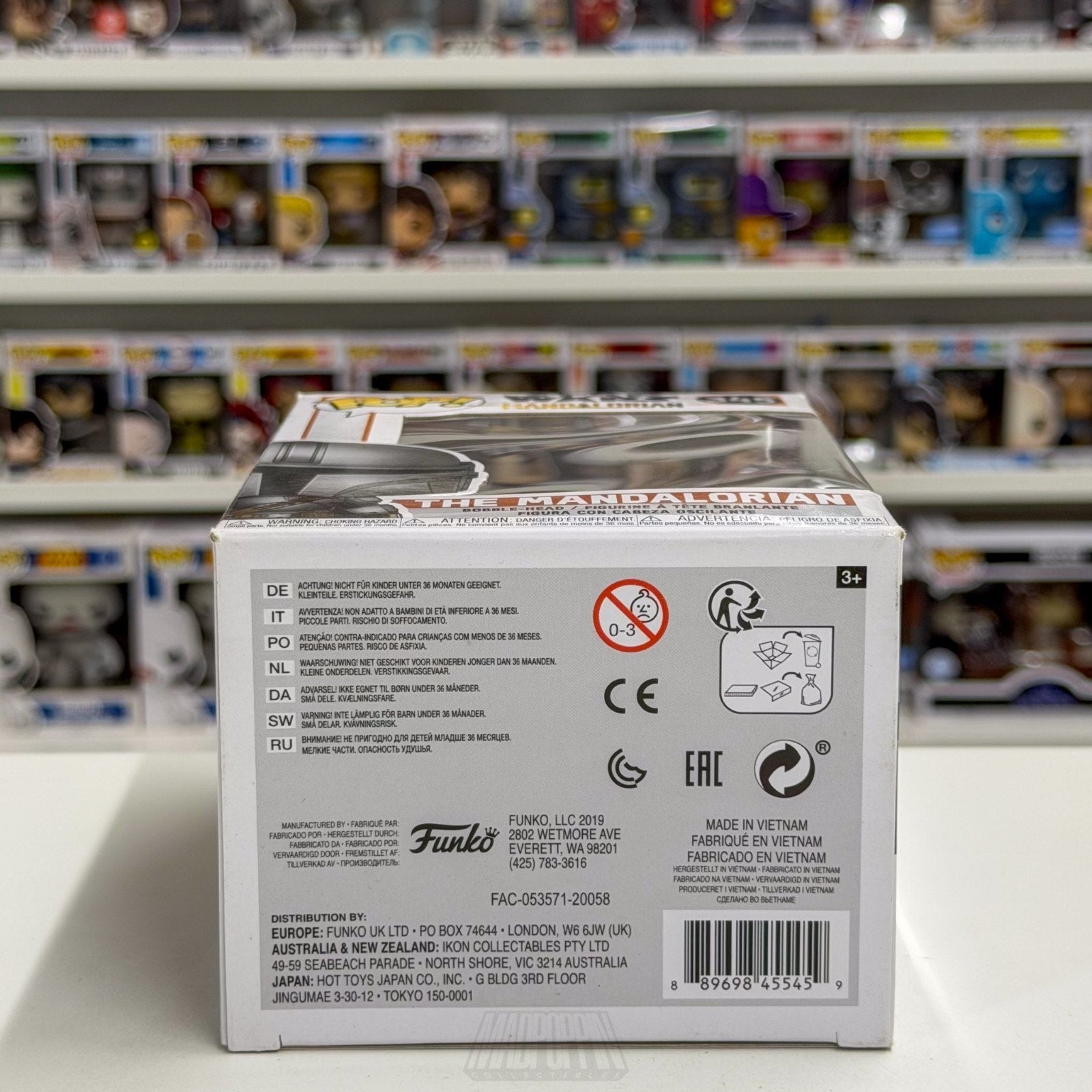 Funko Pop Star Wars The Mandalorian 345 Bounty Hunter Disney+ Toy Vinyl Figure