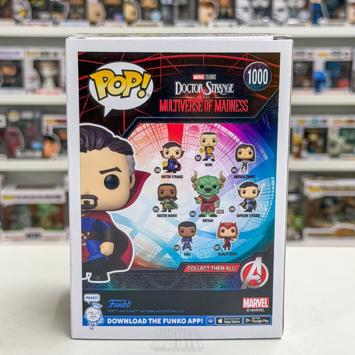 Funko Pop Marvel Multiverse of Madness Doctor Strange 1000 Sorcerer Vinyl Figure
