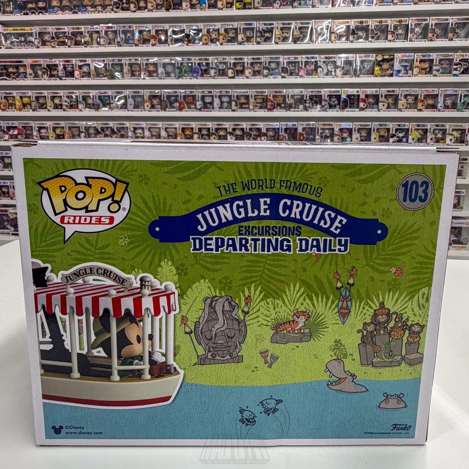 Funko Pop Rides Disney Jungle Cruise Mickey Mouse 103 Park Attraction Toy Figure